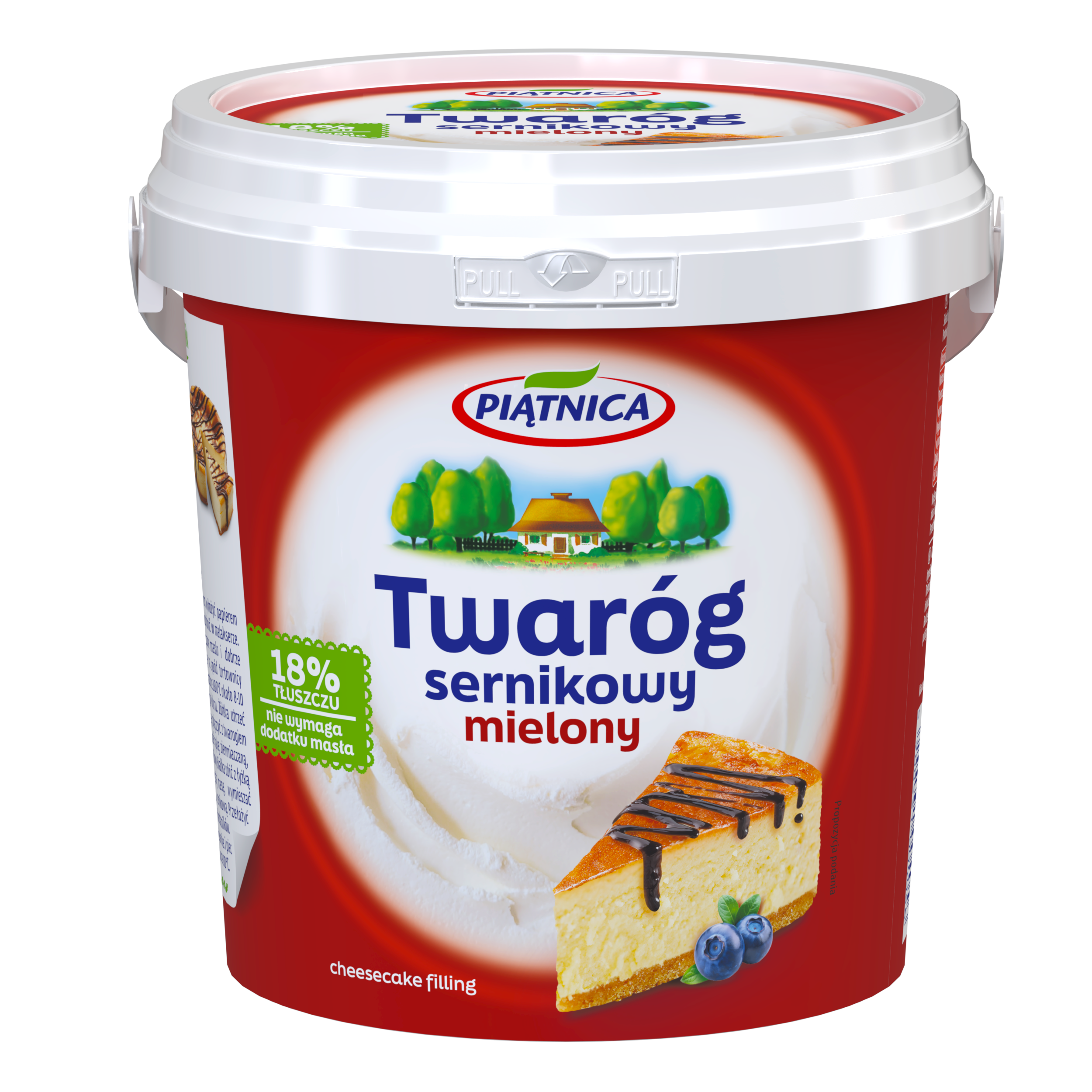 Piątnica Twaróg Sernikowy Mielony 1 Kg