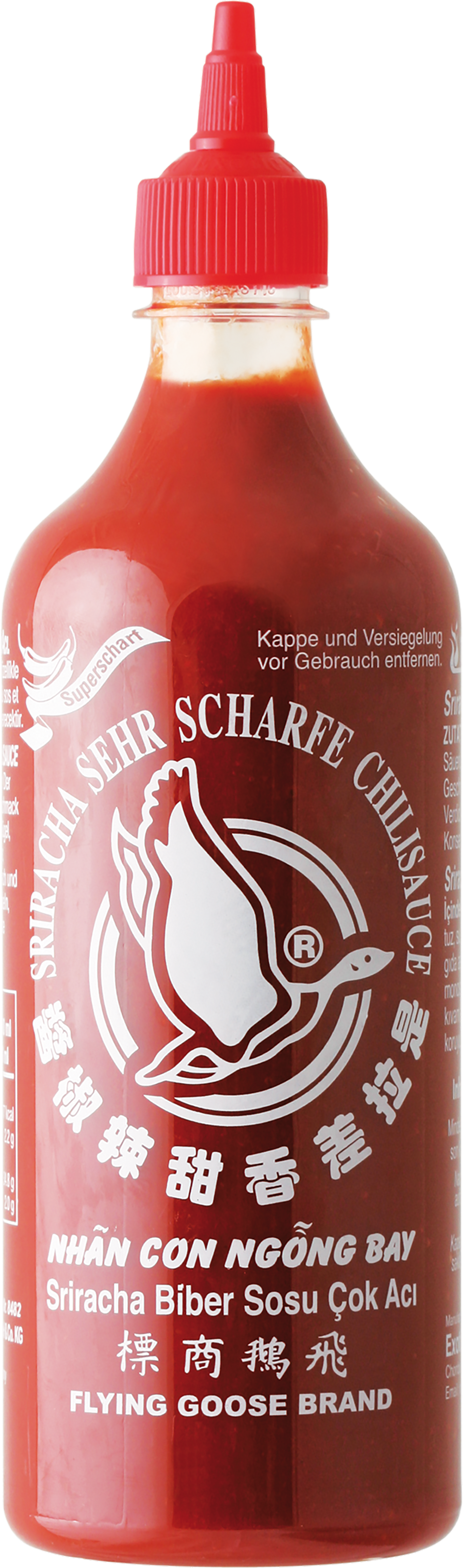 Sos Chili Sriracha (70% Chili) 730 Ml Flying Goose