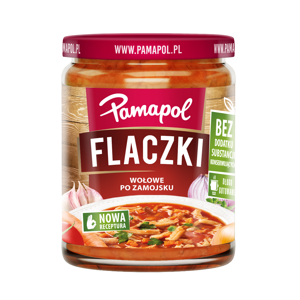 Pamapol - Flaczki Wołowe Po Zamojsku Długo Gotowane 500G
