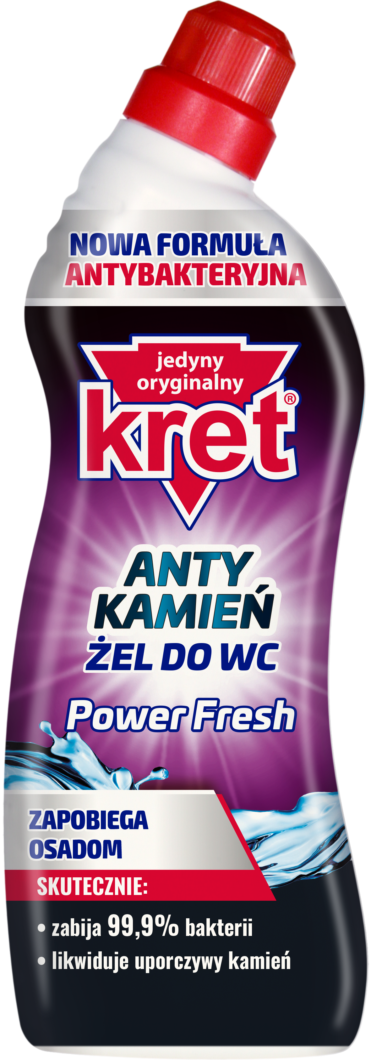Kret Żel Do Wc Antykamień Power Fresh750G