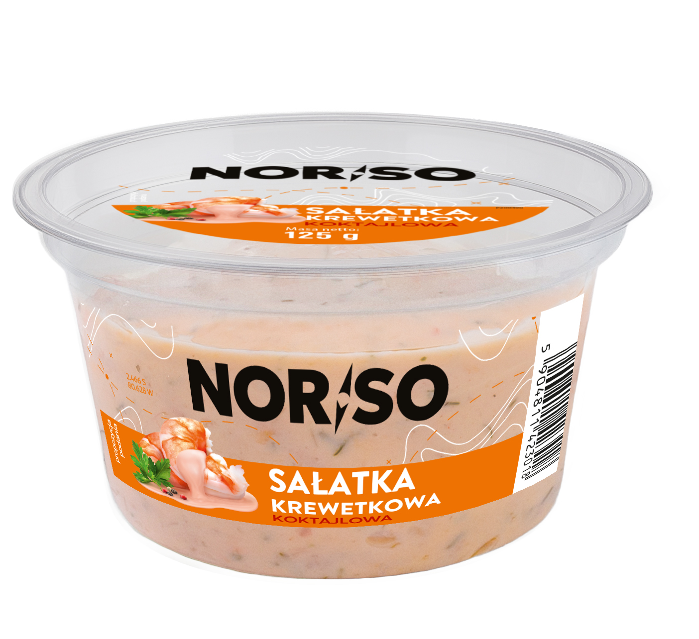 Norso Sałatka Krewetkowa Koktajlowa 125 G