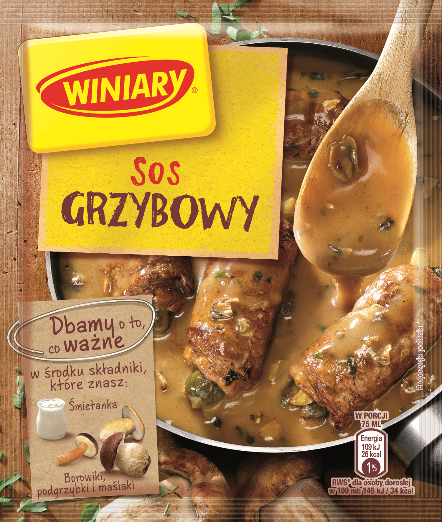 Winiary Sos Grzybowy 28G