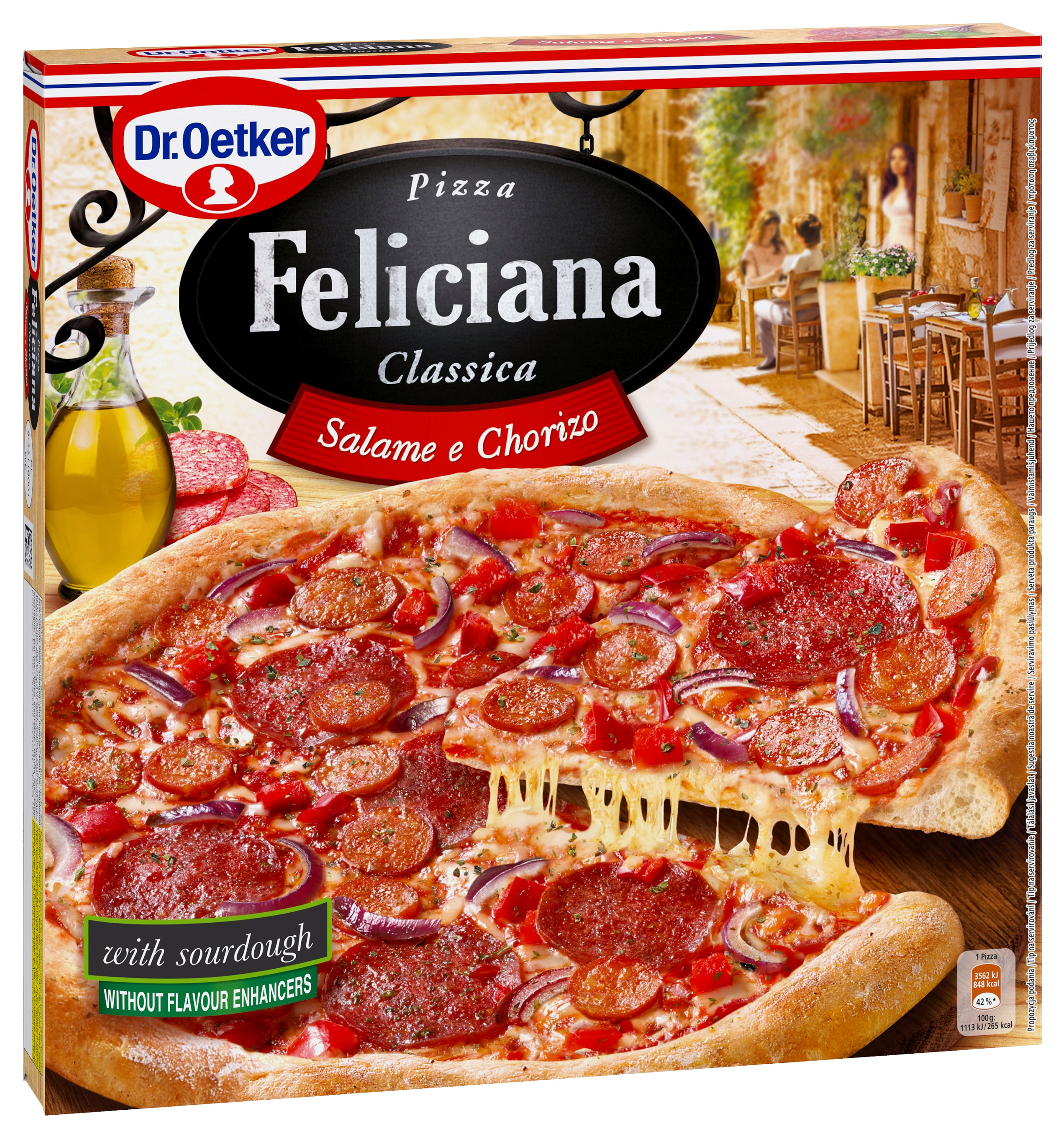 Dr. Oetker Pizza Feliciana Salame E Chorizo 320 G