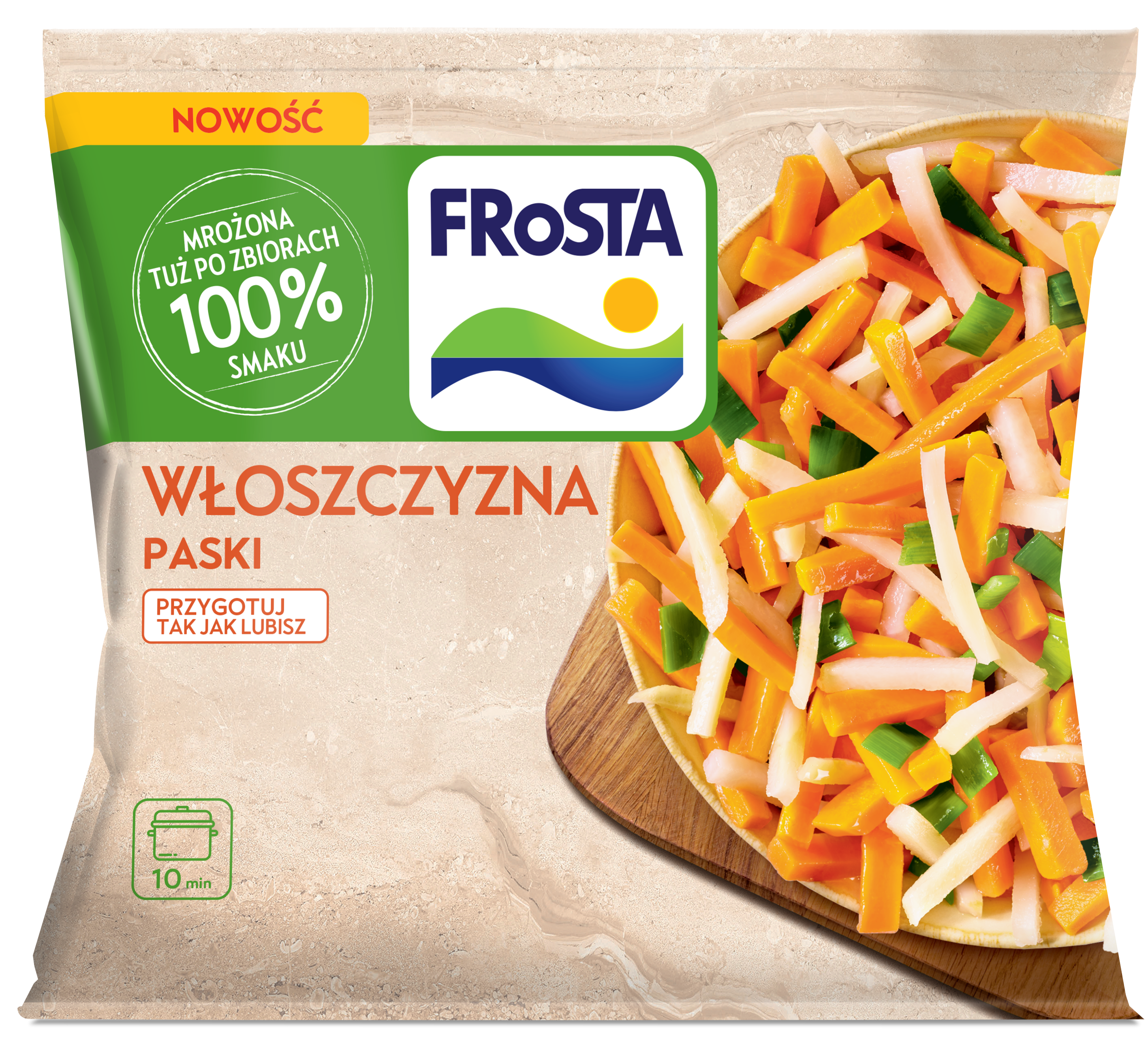 Frosta Włoszczyzna Paski 400G
