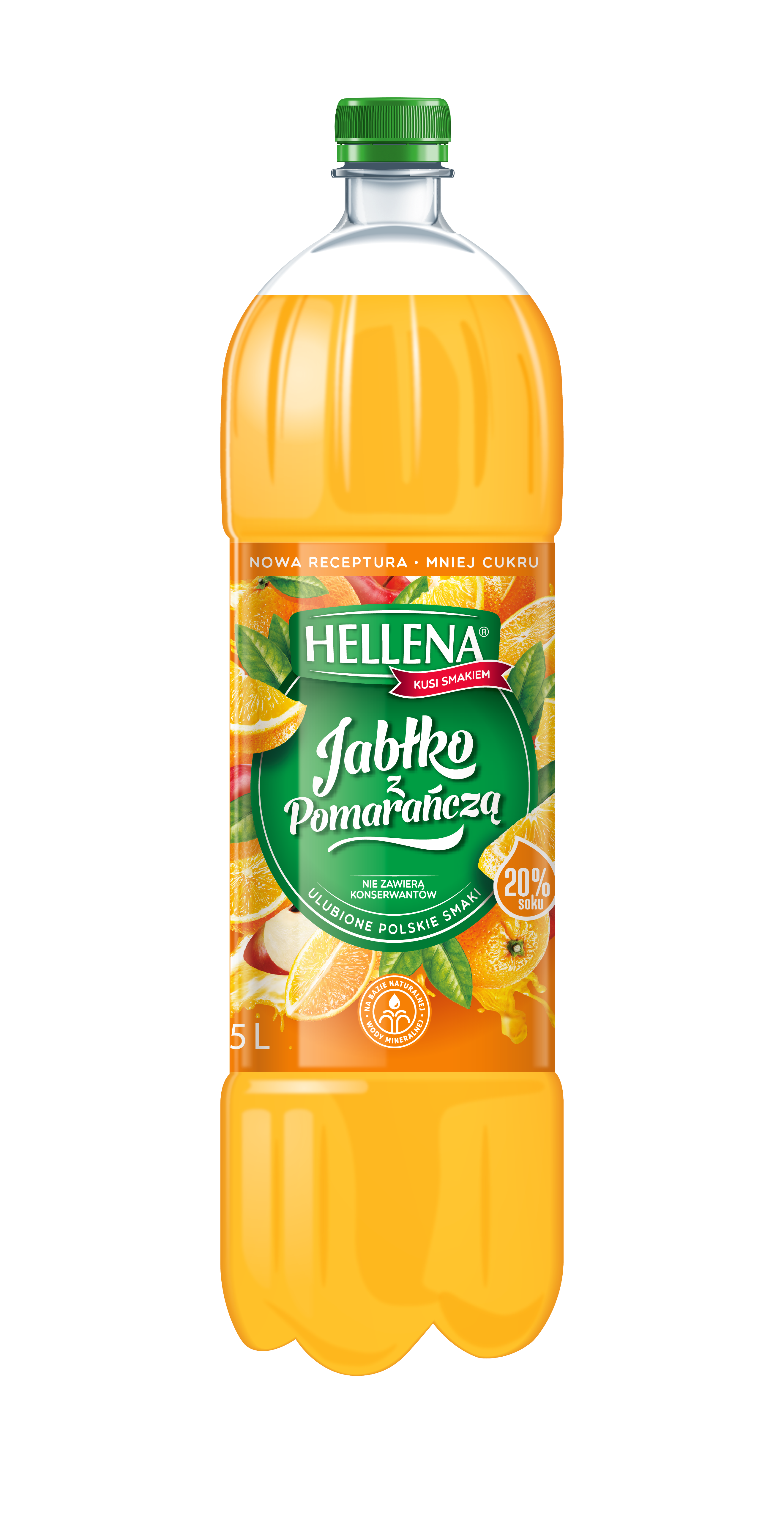 Hellena Napój Niegazowany Jabłko Z Pomarańczą 1,75 L
