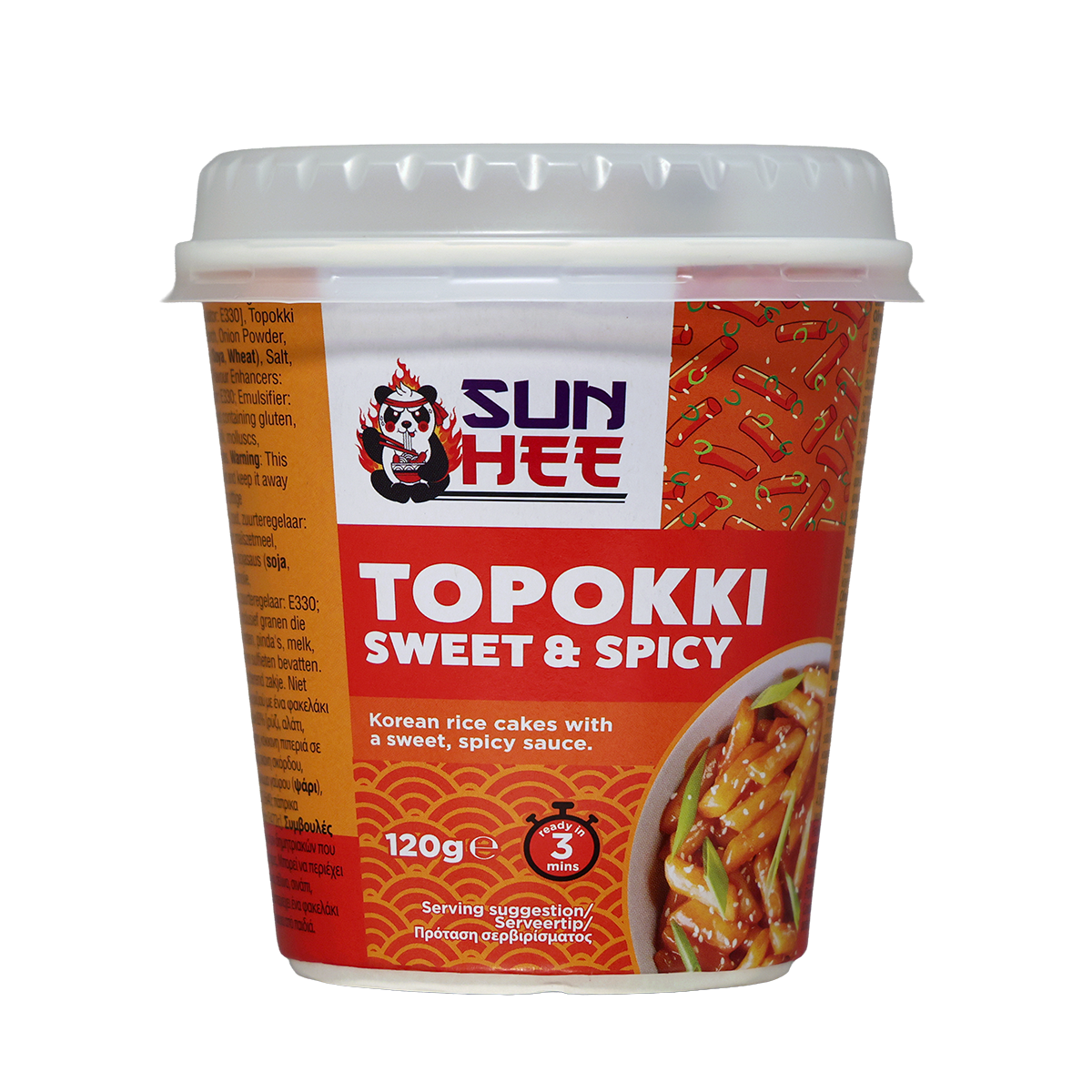 Sun Hee Danie Instant Topokki Sweet&Spicy 120G