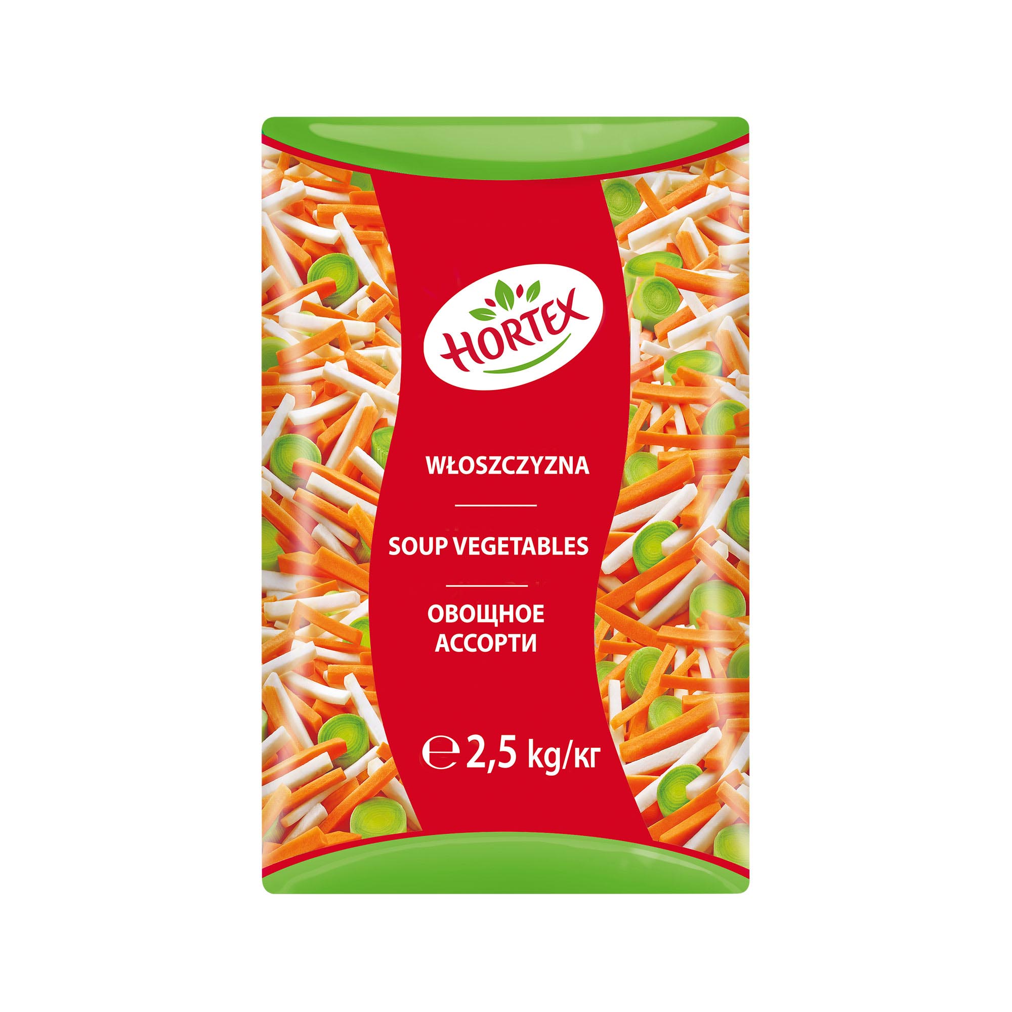 Hortex Włoszczyzna Paski 2,5 Kg