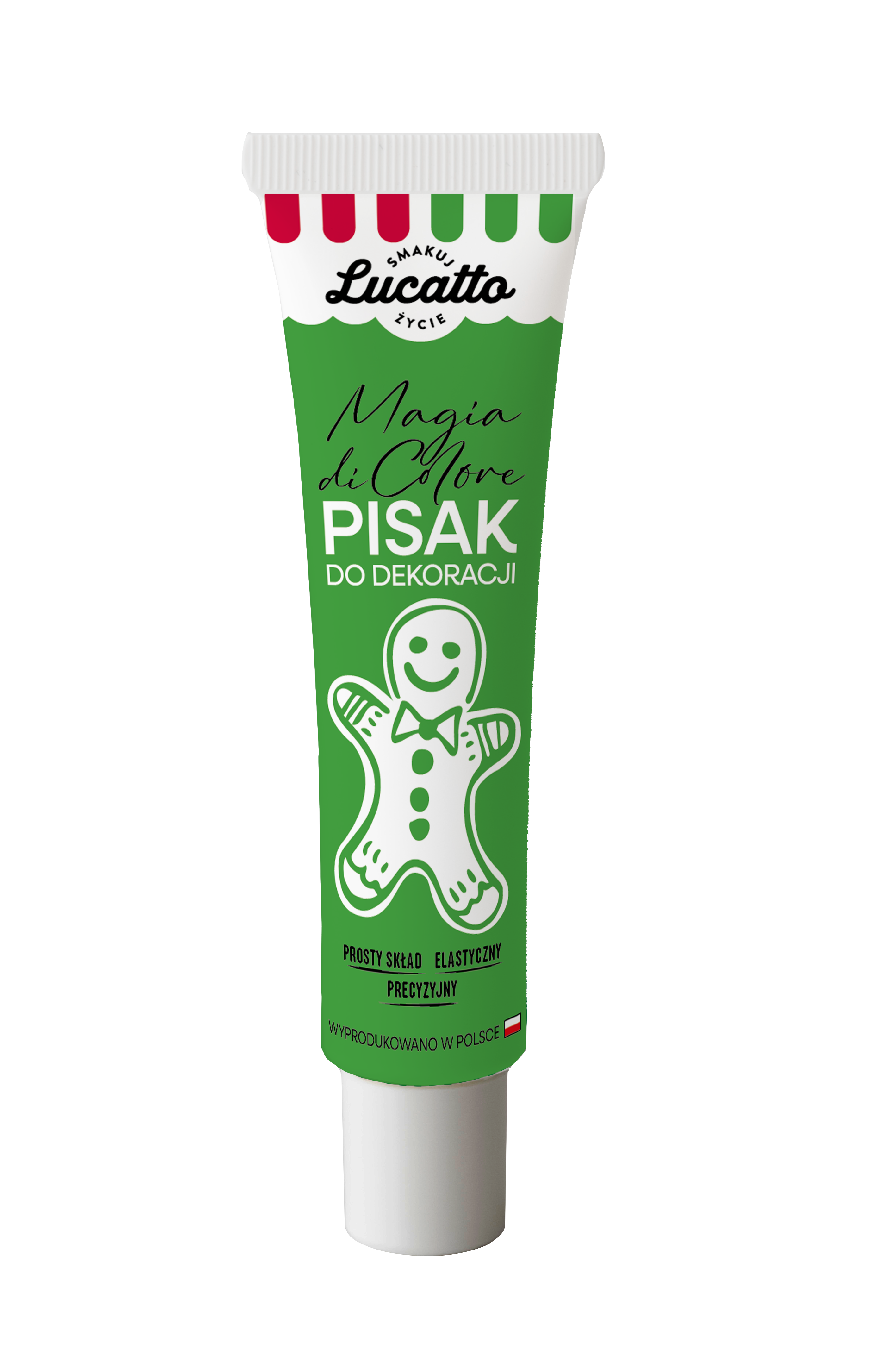 Pisak Dekoracyjny Zielony Lucatto 20G