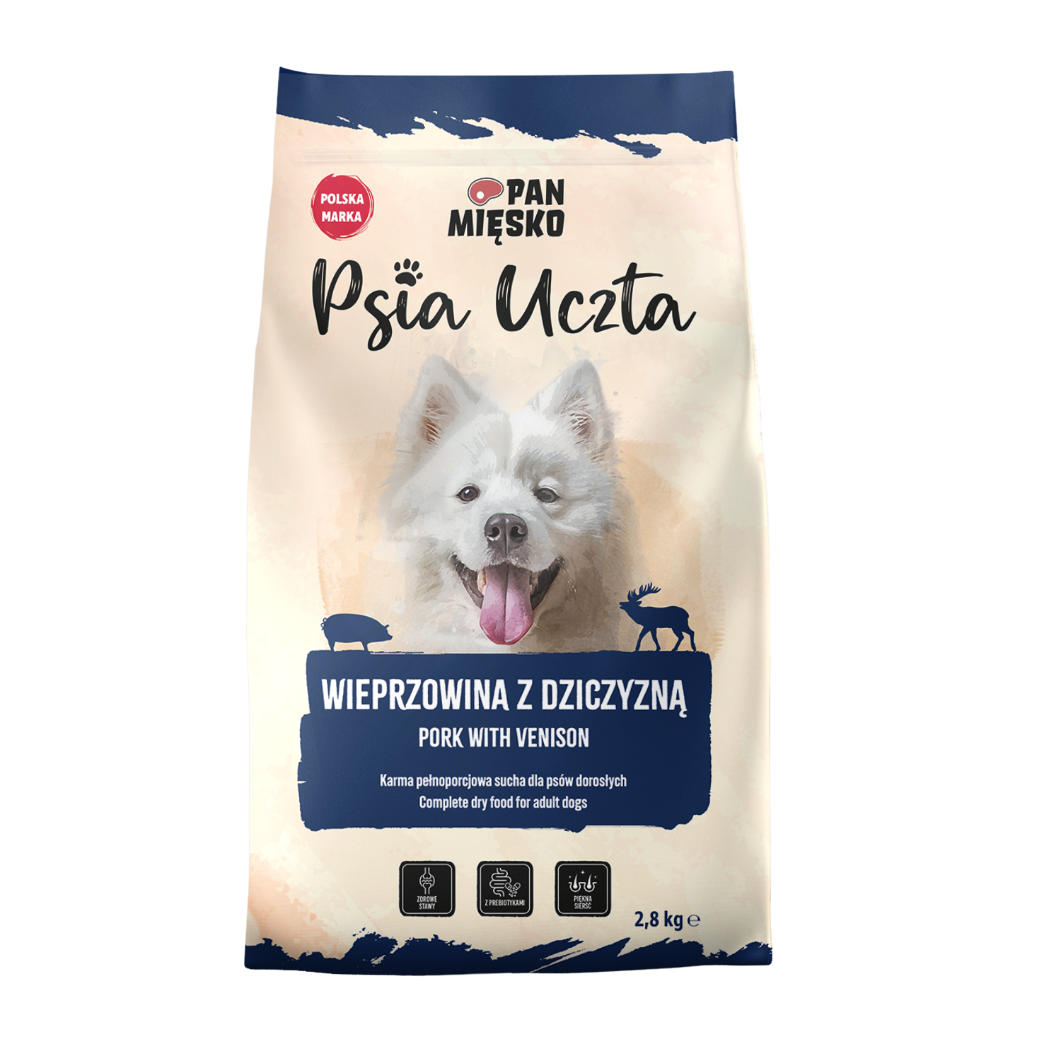 Pan Mięsko Psia Uczta Wieprzowina Z Dziczyzną 2,8 Kg