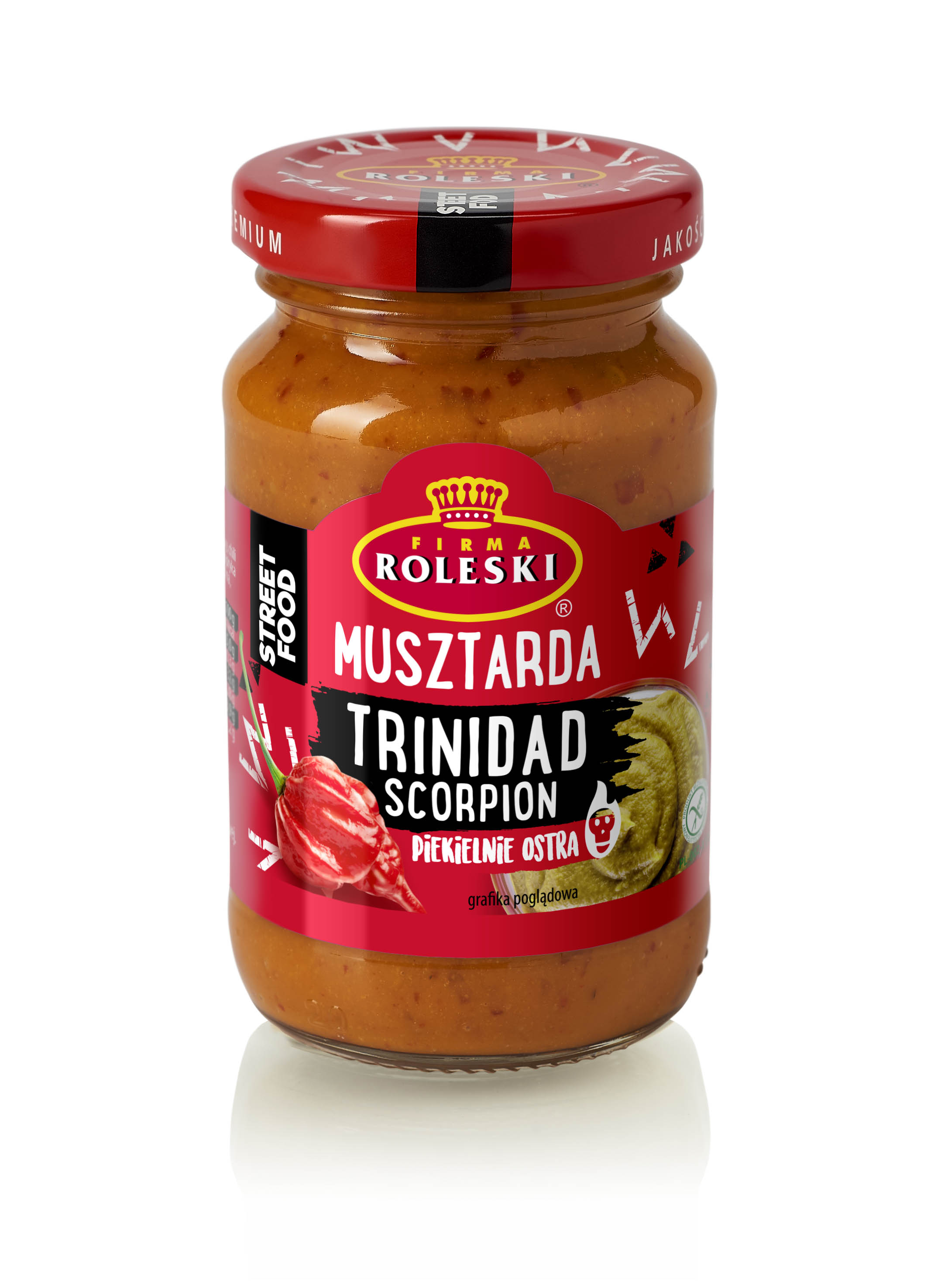 Roleski Street Food Musztarda Trinidad Scorpion 210G