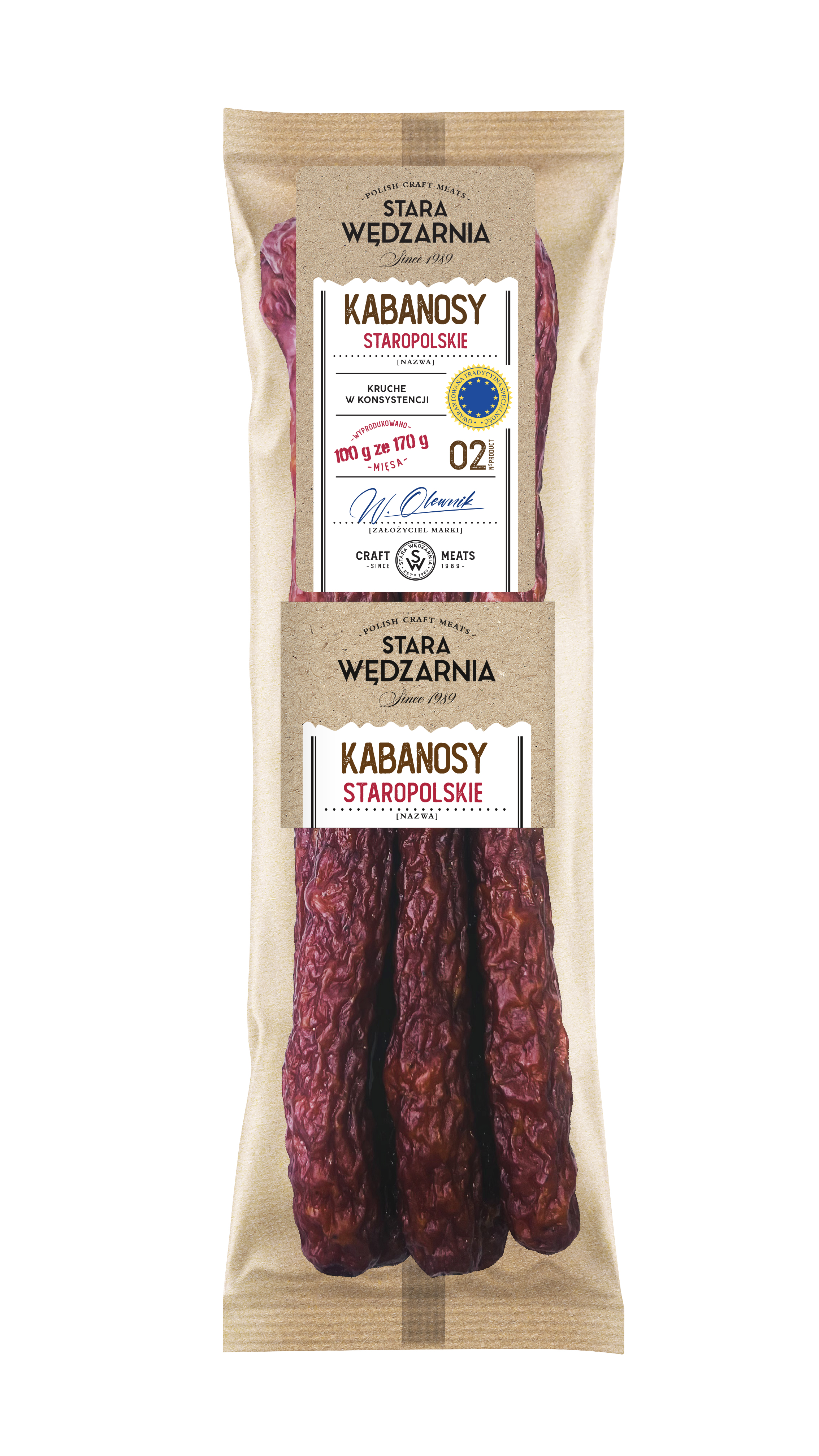Kabanosy Staropolskie 170 G Stara Wędzarnia