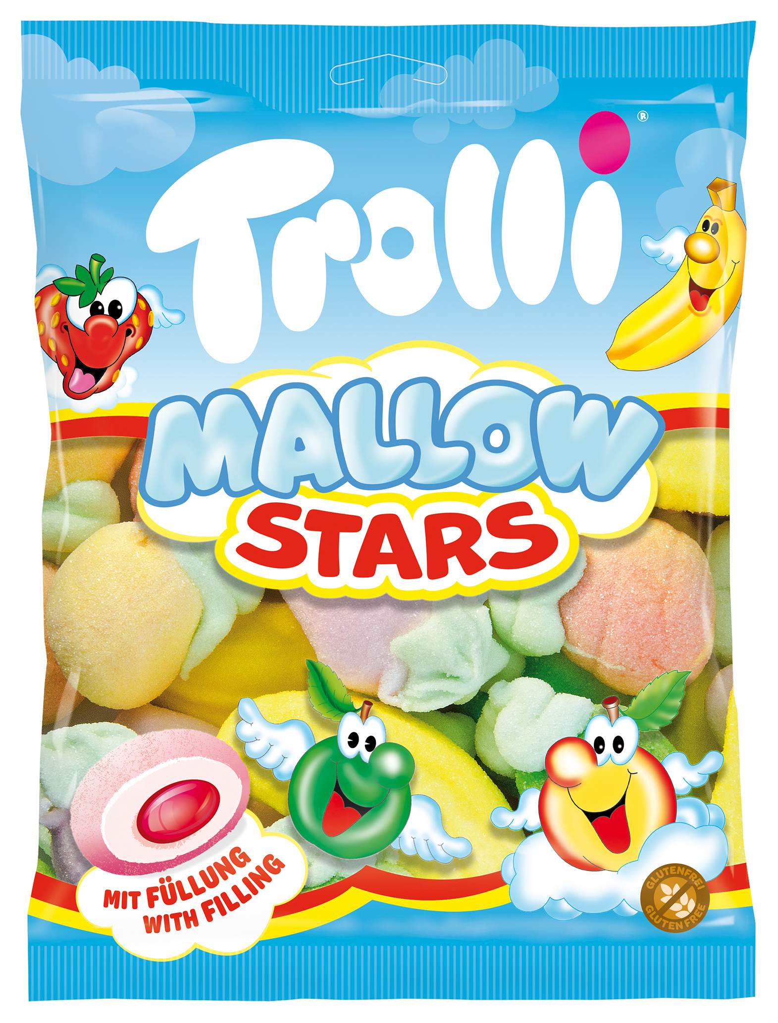 Trolli Mallow Stars Pianki Cukrowe 150 G