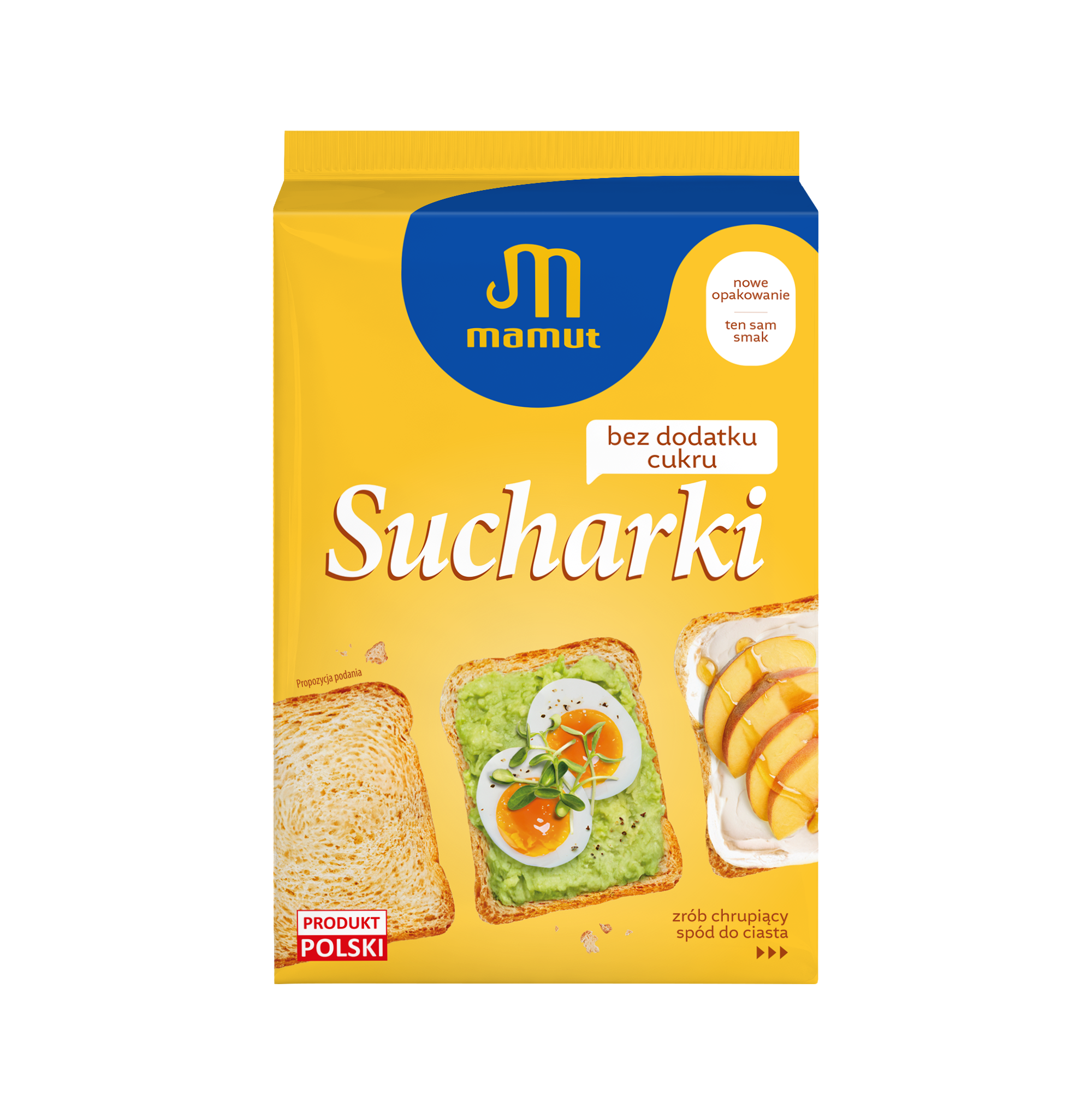 Sucharki Bez Dodatku Cukrów 225 G Mamut