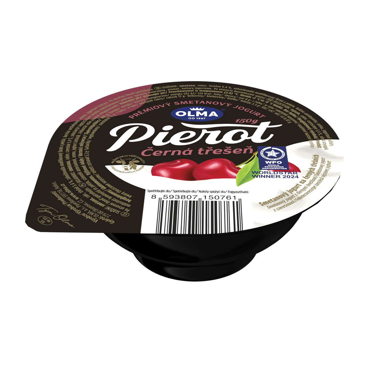 Olma Jogurt Pierot Czereśnia 150G
