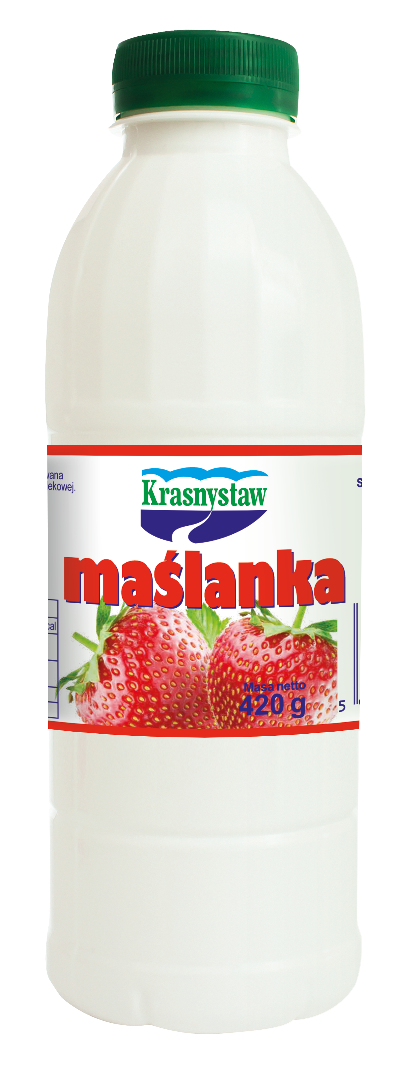 Krasnystaw Maślanka Truskawkowa 420 G