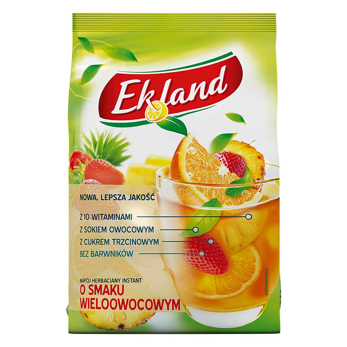 Ekland Napój Herbaciany Instant O Smaku Wieloowocowym 300 G