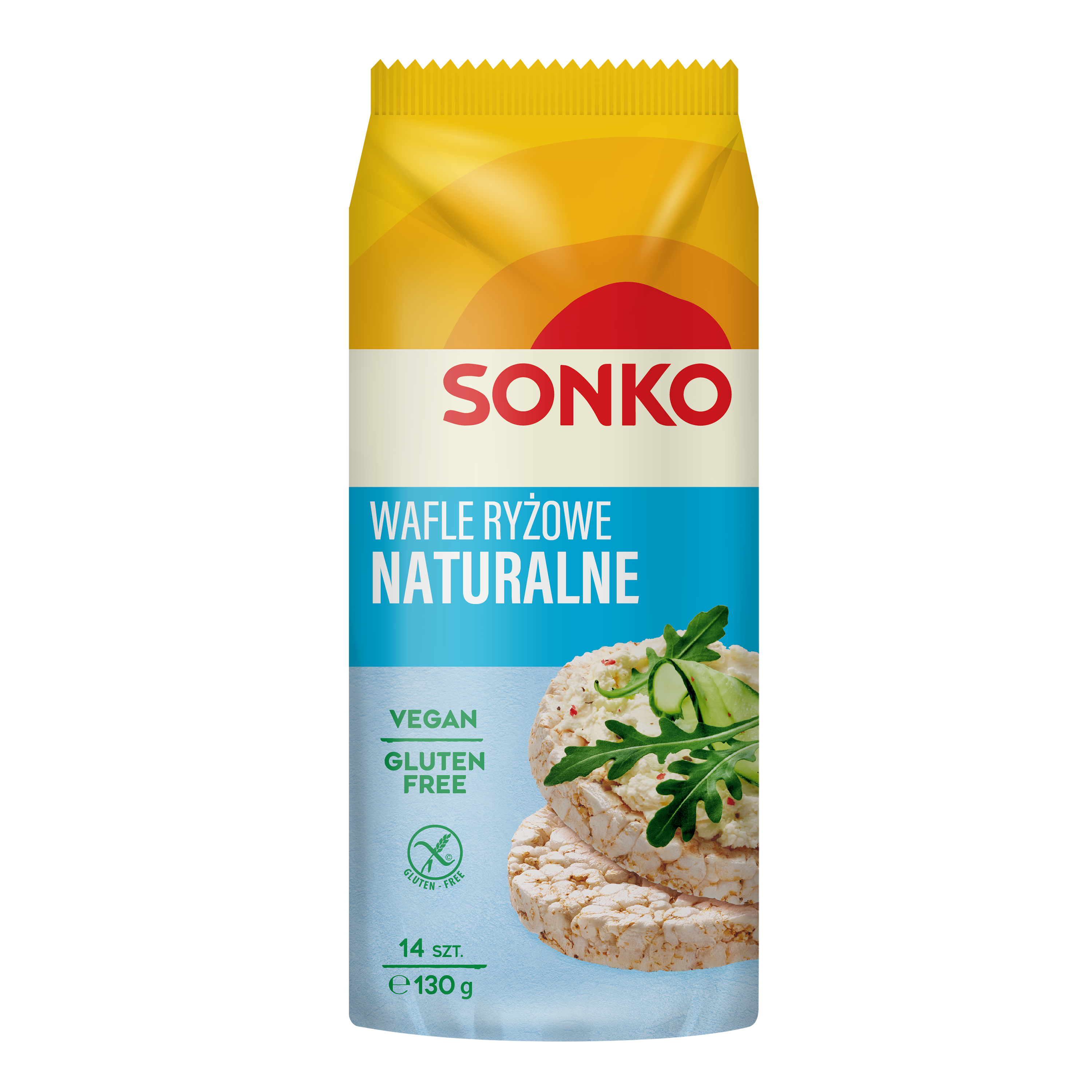 Sonko. Wafle Ryżowe Naturalne 130 G.