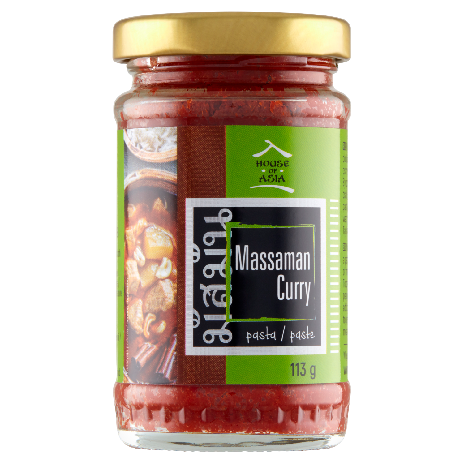 House Of Asia Pasta Curry Massaman 113G