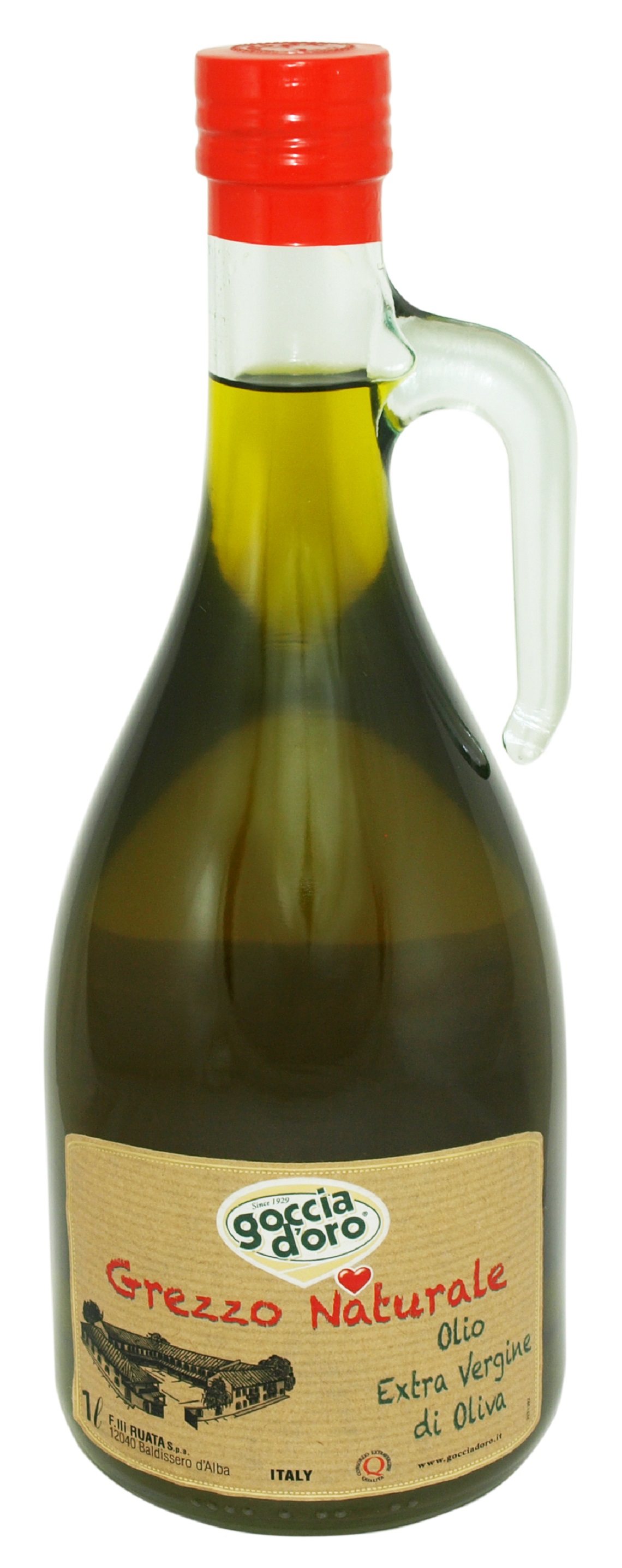 Oliwa Extra Vergin Grezzo Naturale 1 L Goccia D'Oro