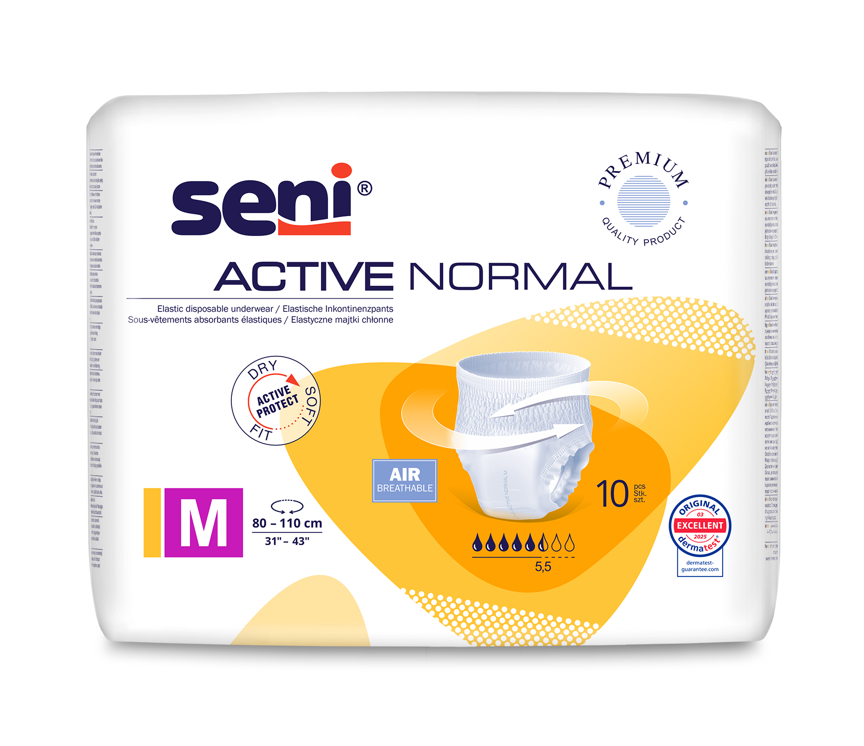 Seni Active Normal Medium (80-110Cm) 10 Szt.