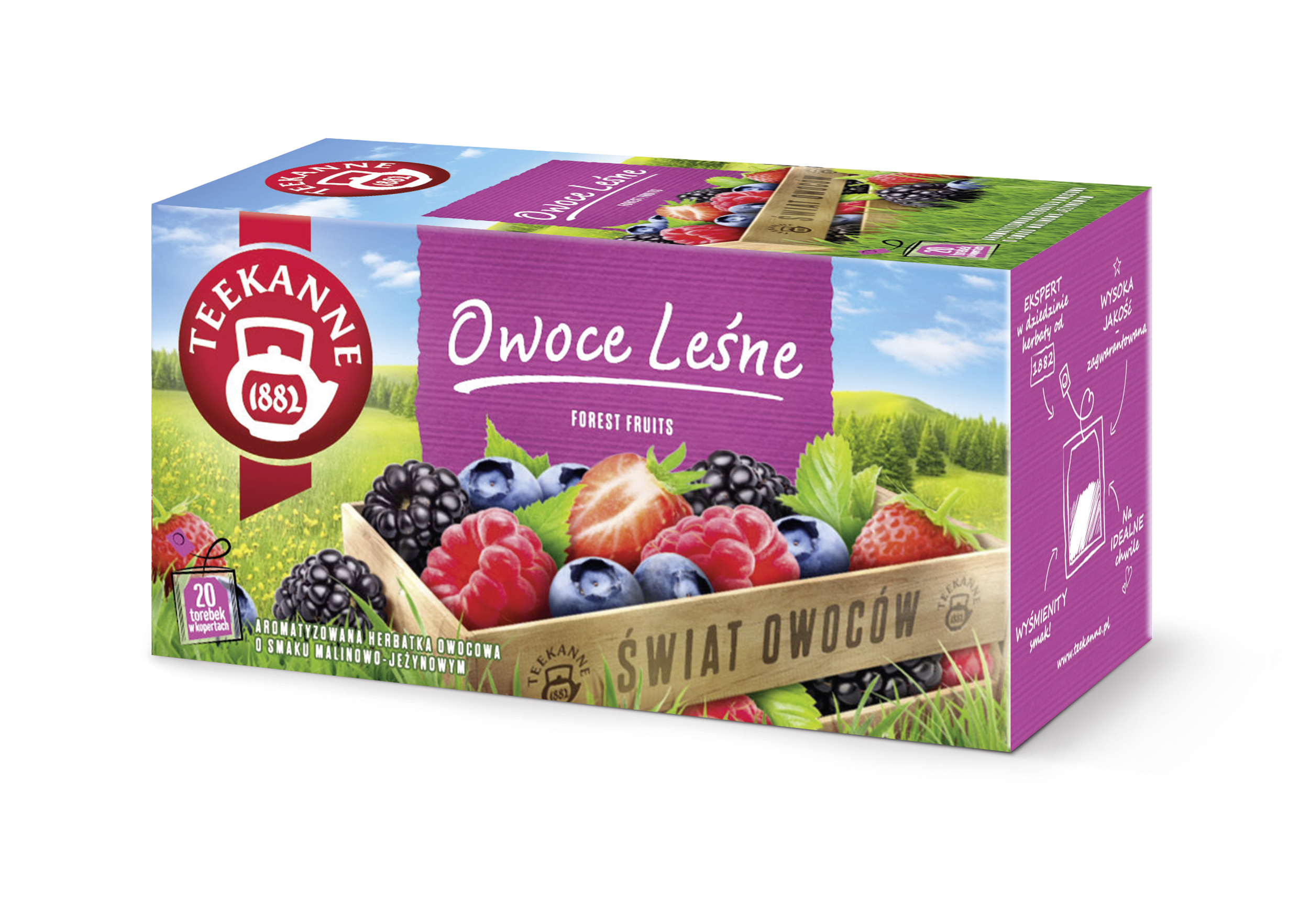 Herbatka Owocowa Teekanne Świat Owoców Owoce Leśne 20 Torebek X 2,50G