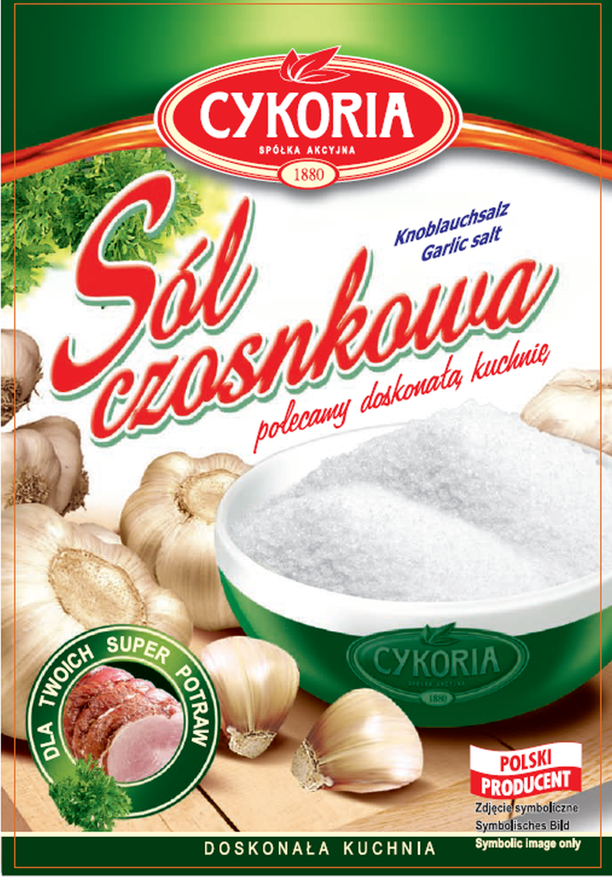 Sól Czosnkowa Cykoria 40G