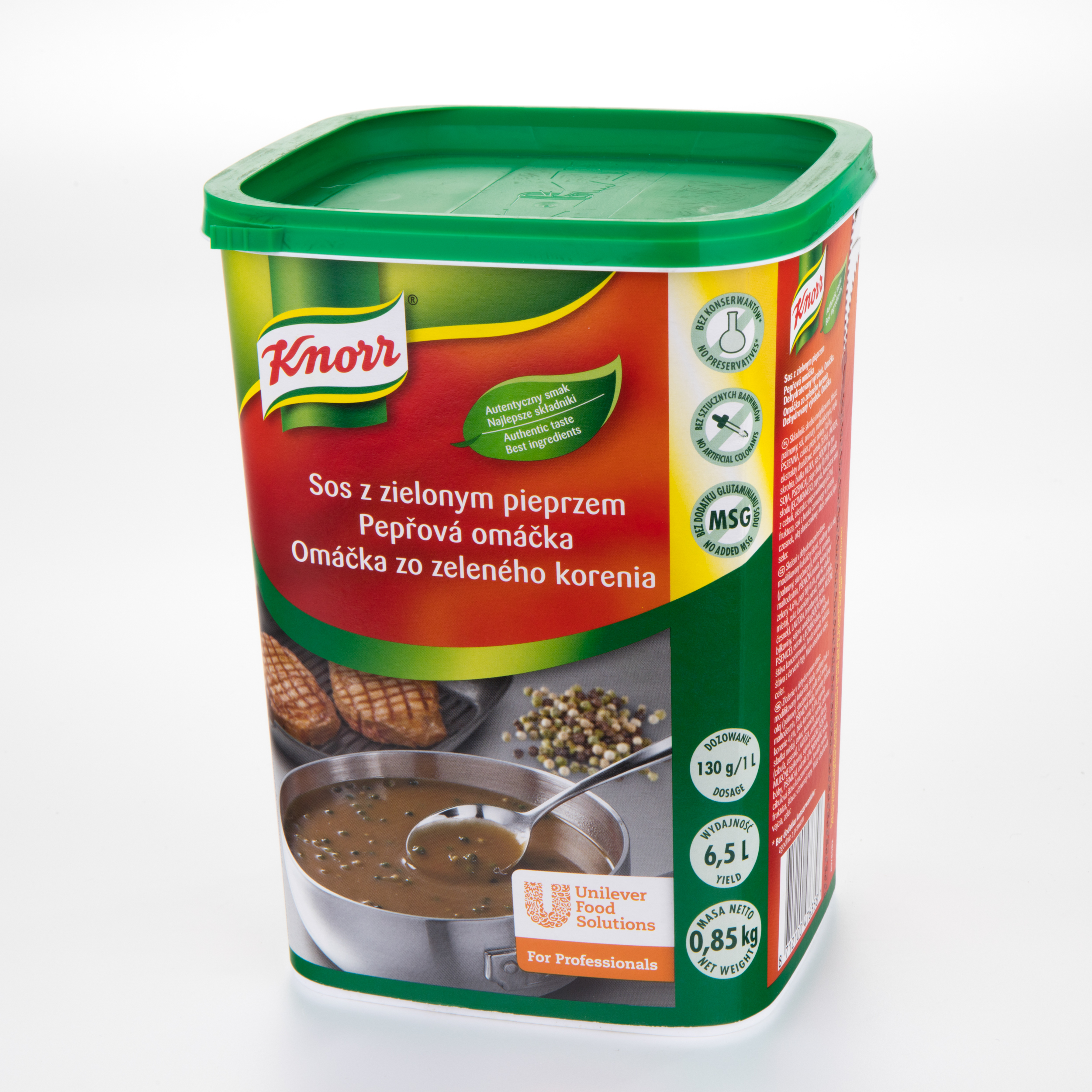 Sos Z Zielonym Pieprzem Knorr 0,85Kg