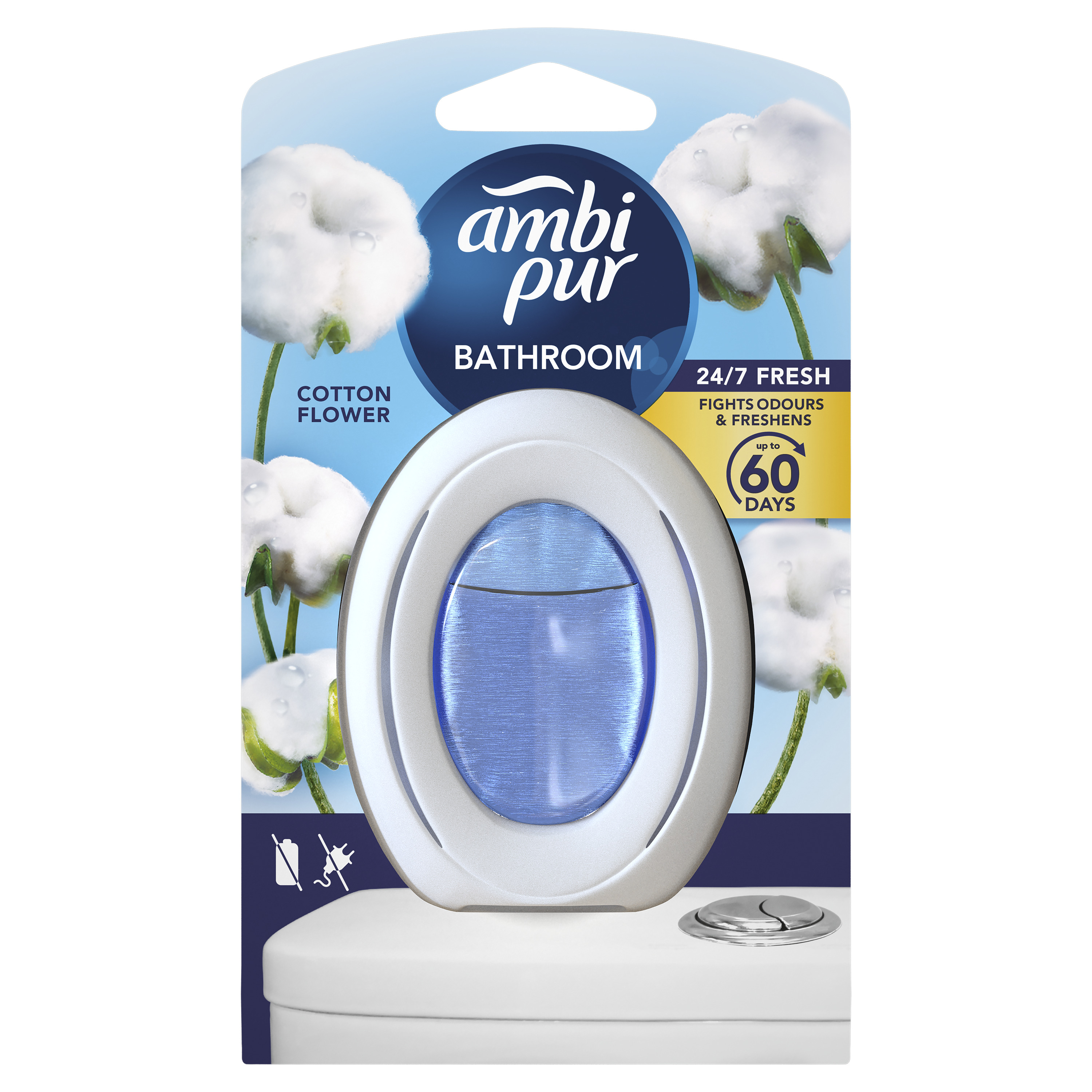 Ambi Pur Łazienka Cotton Fresh Odświeżacz Powietrza, 8Ml