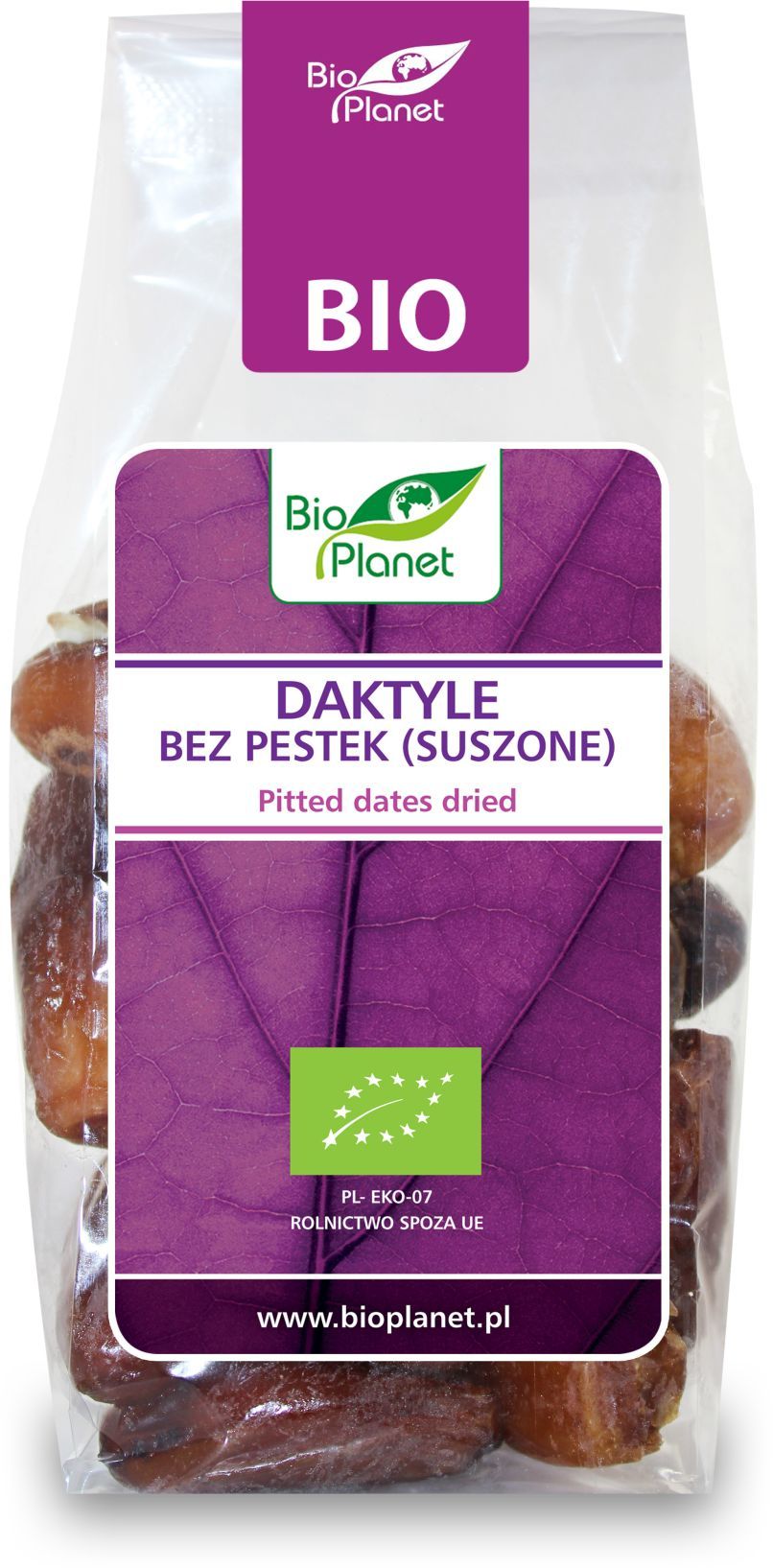 Daktyle Bez Pestek Suszone Bio 150 G