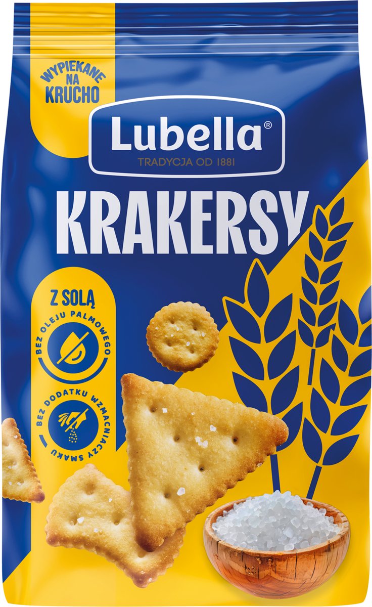 Lubella Krakersy Z Solą 90G