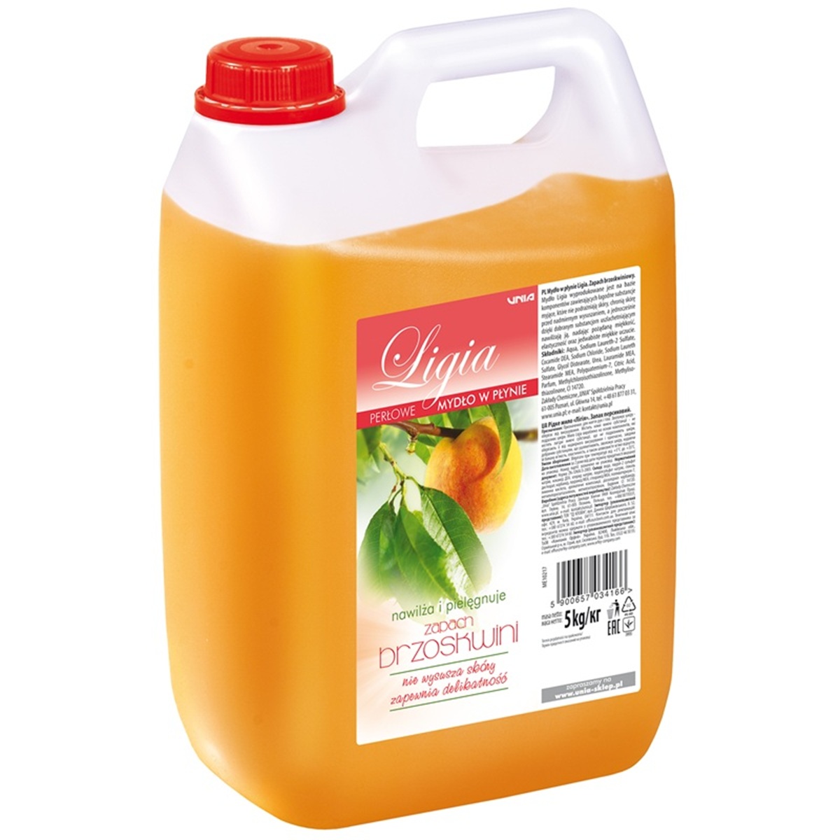 Mydło W Płynie Ligia Zapach Brzoskwiniowy 5Kg