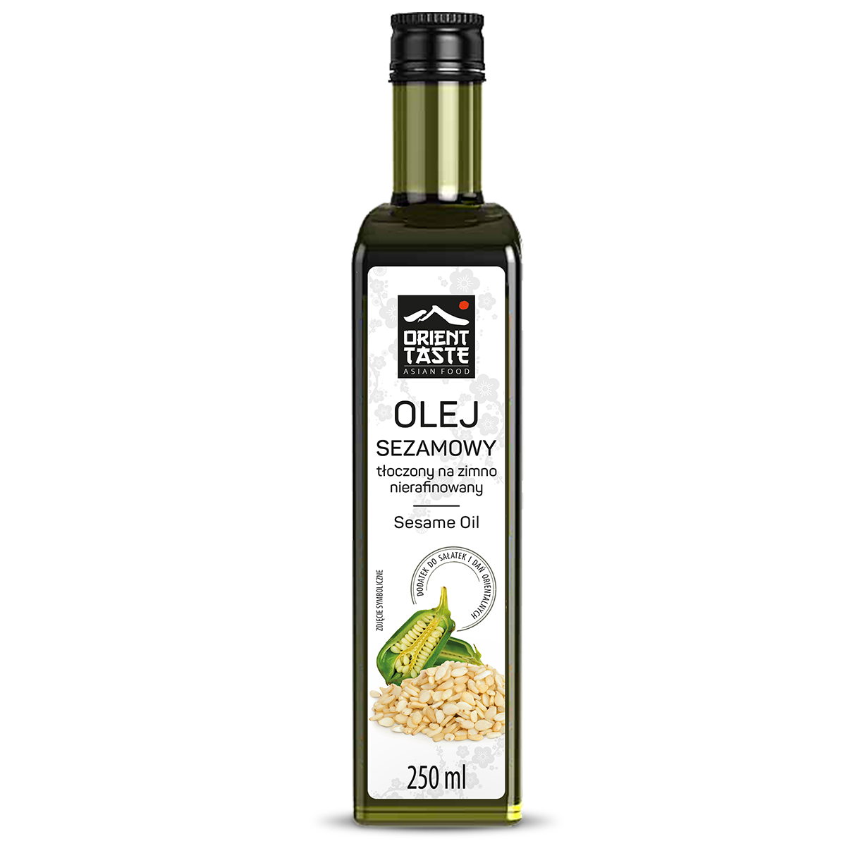 Olej Sezamowy Tłoczony Na Zimno Nierafinowany 250Ml Orient Taste