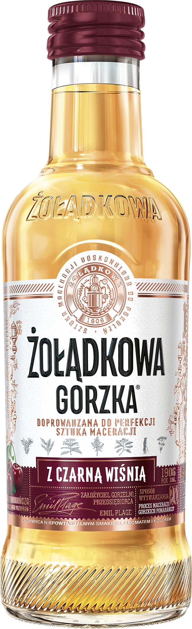 Żołądkowa Gorzka Z Czarną Wiśnią 25% Vol. 200Ml