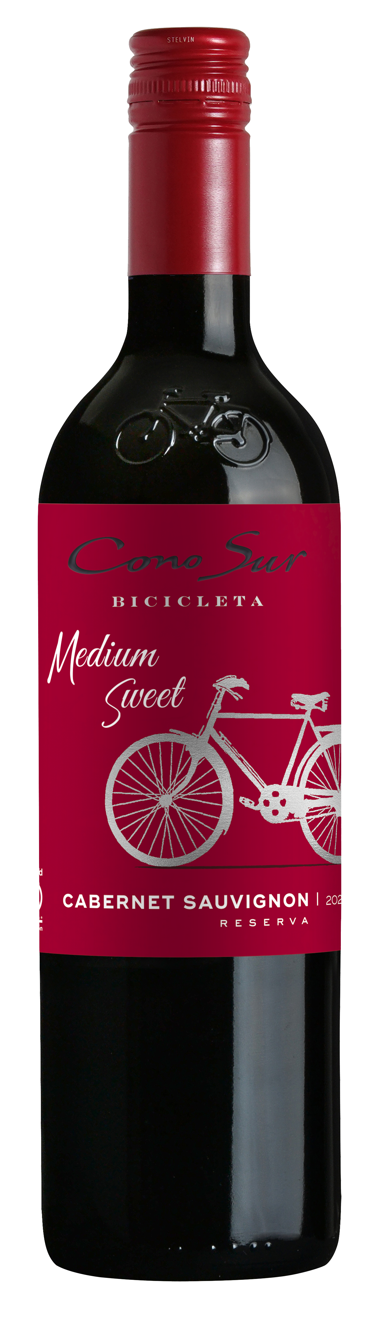 Cono Sur Bicicleta Cabernet Sauvignon, Wino Czerwone Półsłodkie 750 Ml