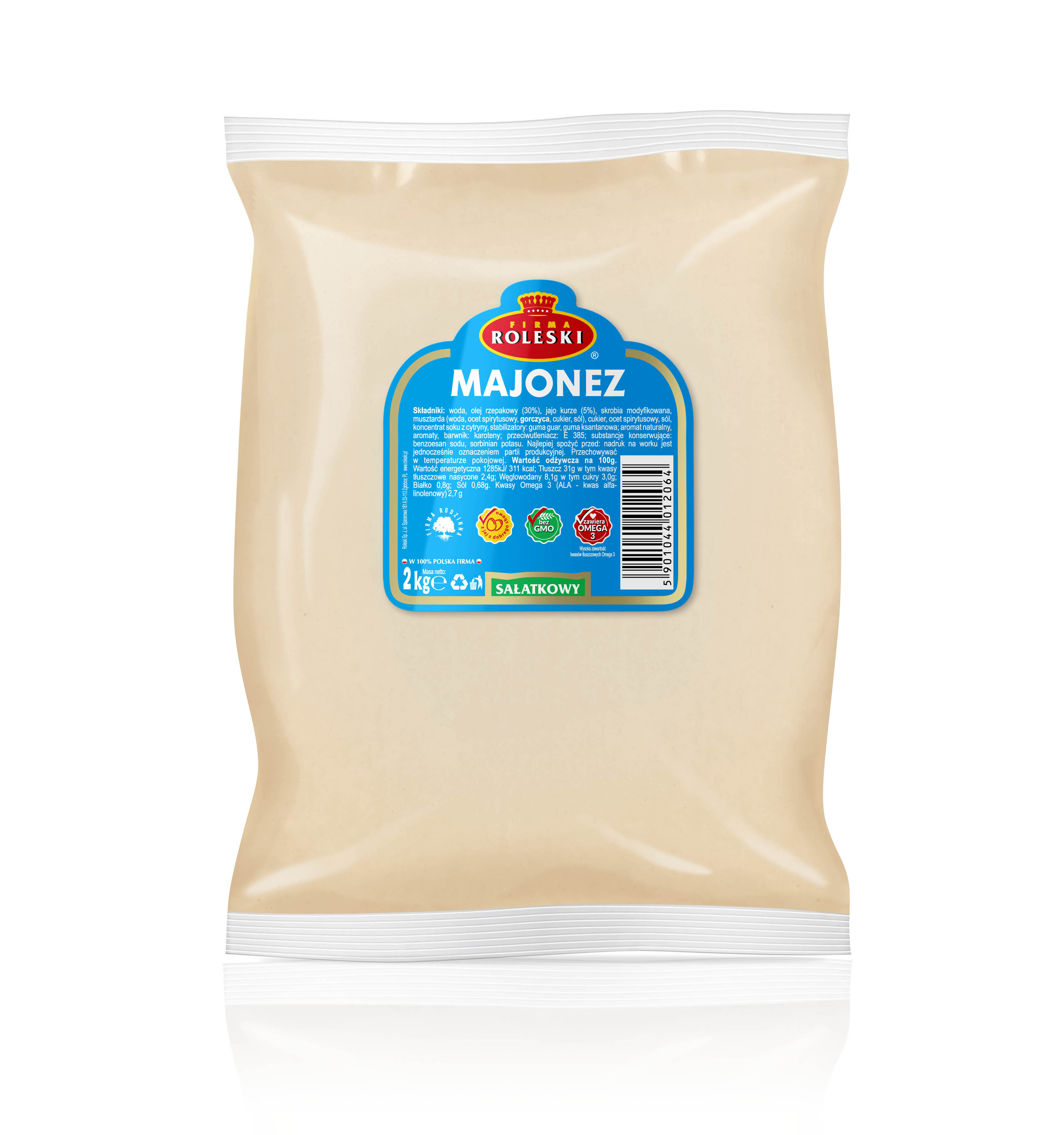 Roleski Majonez Sałatkowy 30% 2Kg
