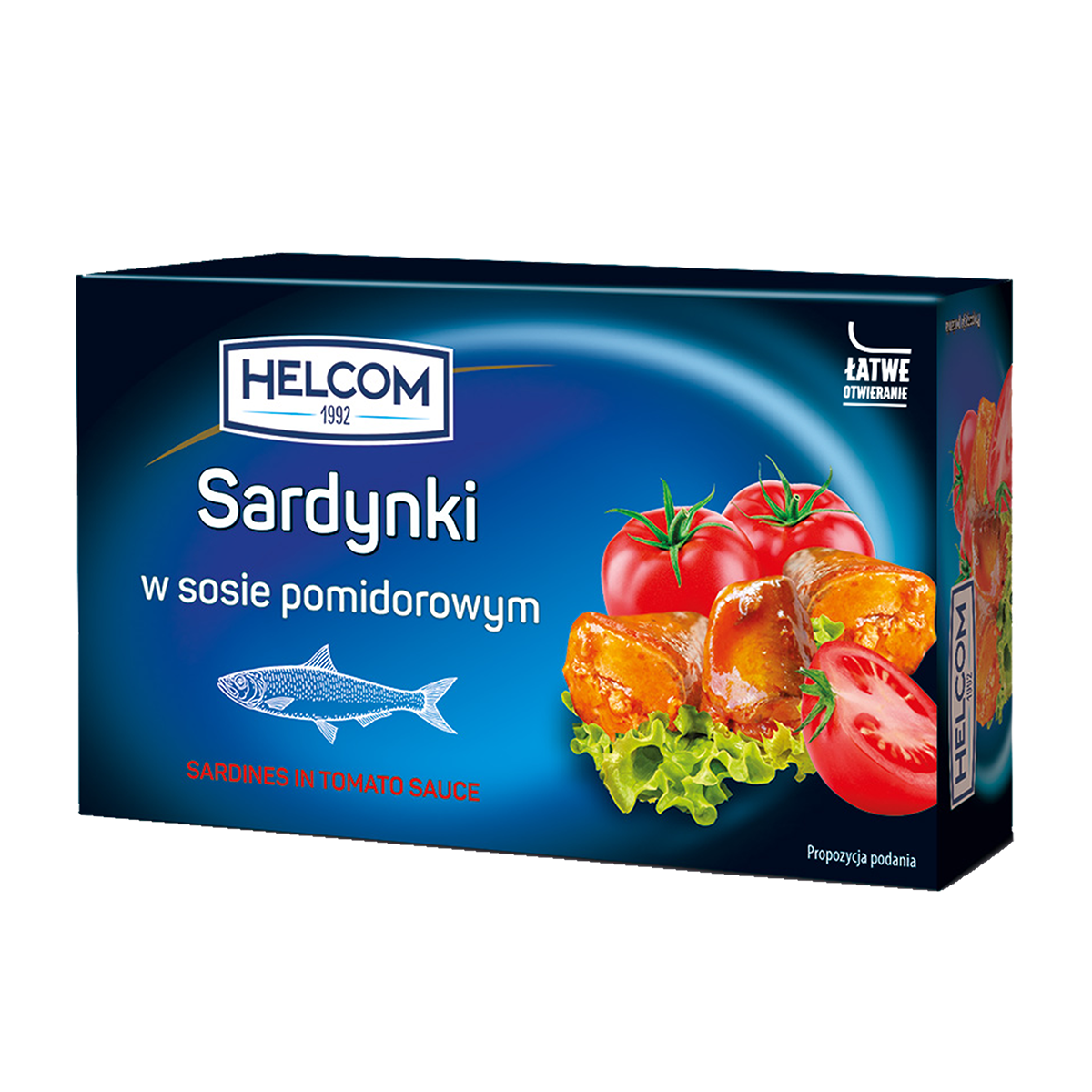 Sardynki W Sosie Pomidorowym 125G Helcom