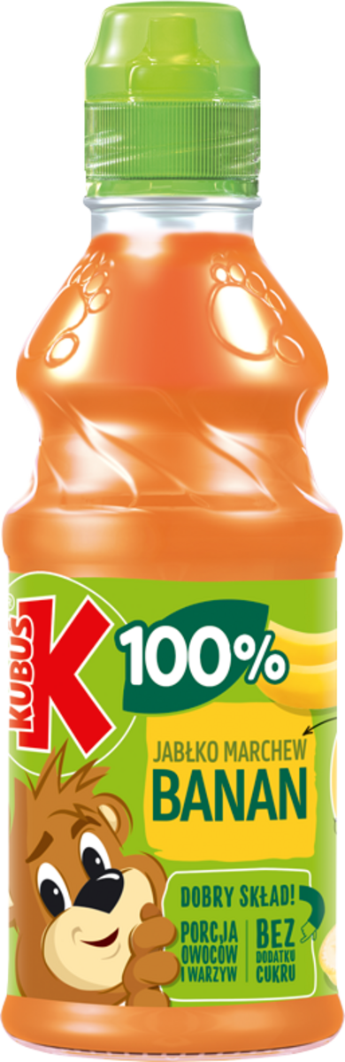 Kubuś 100% Sok Banan Marchew Jabłko 300 Ml
