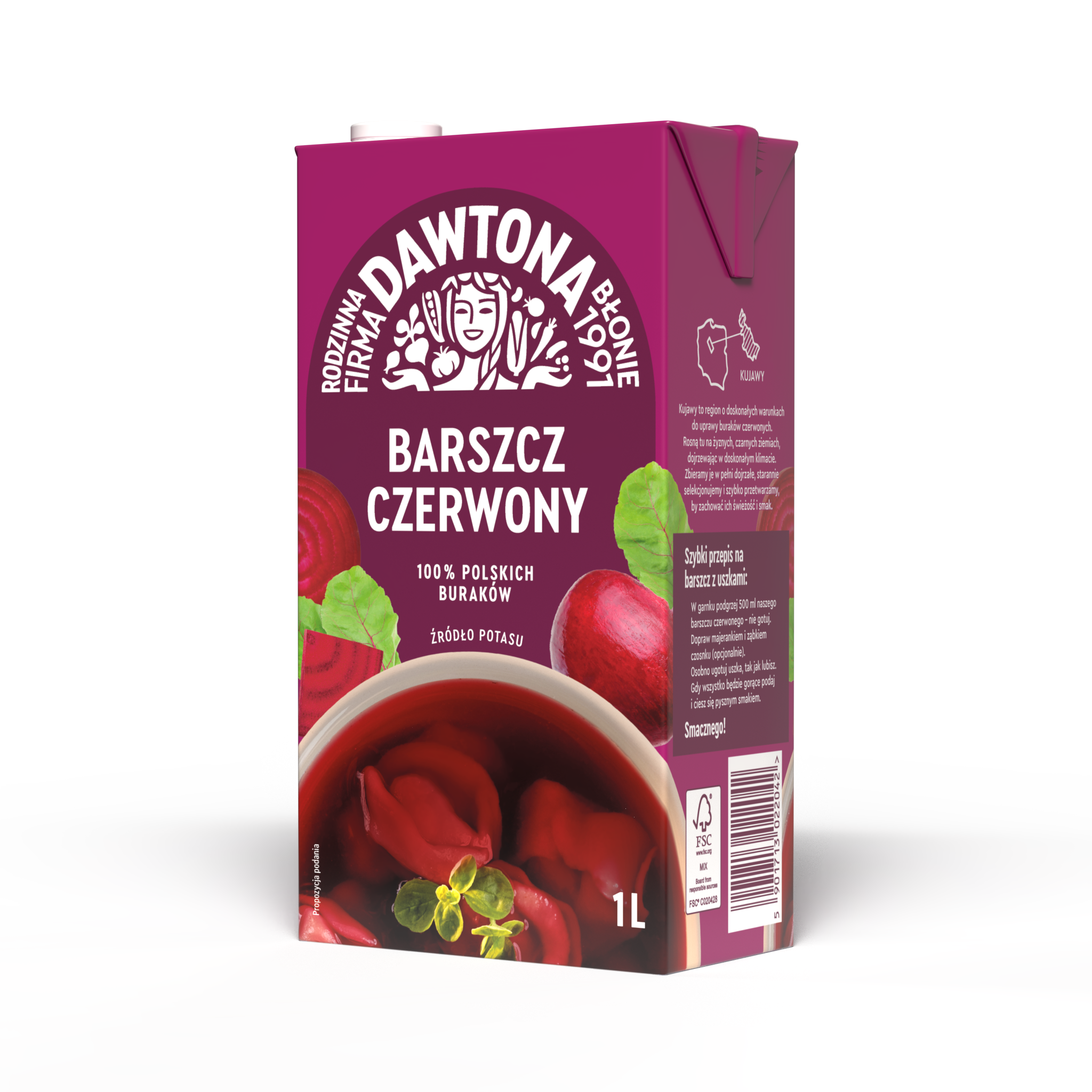 Dawtona Barszcz Czerwony 1L