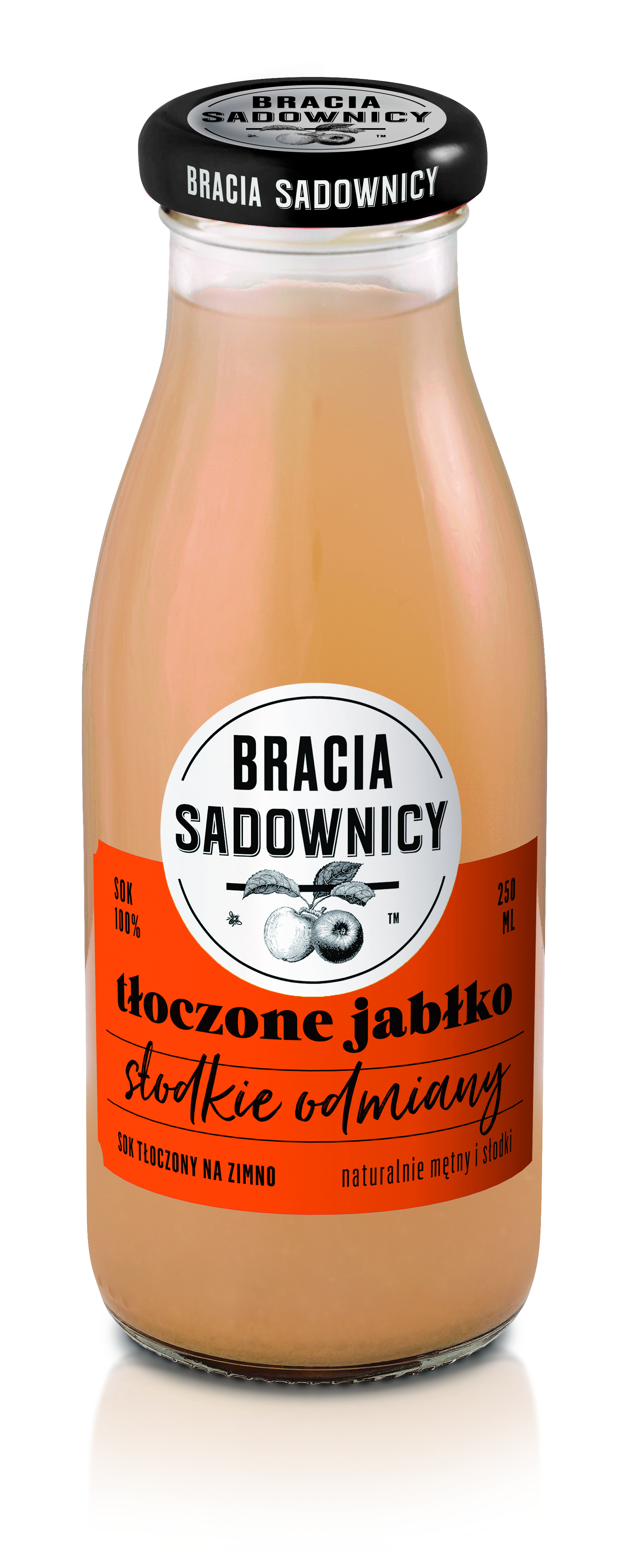 Bracia Sadownicy Sok Tłoczony 250 Ml Jabłko