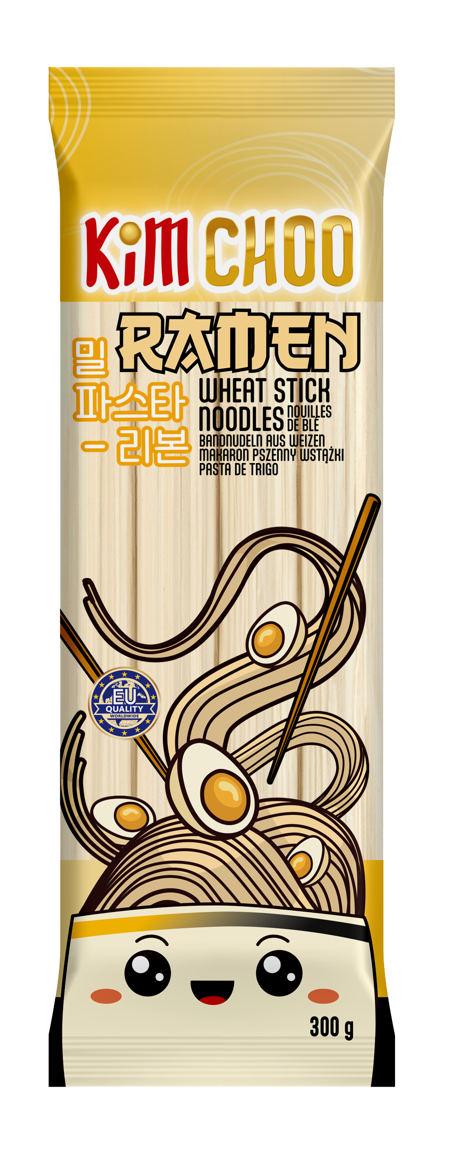 Kimchoo - Makaron Pszenny Wstążki Ramen 300 G/48