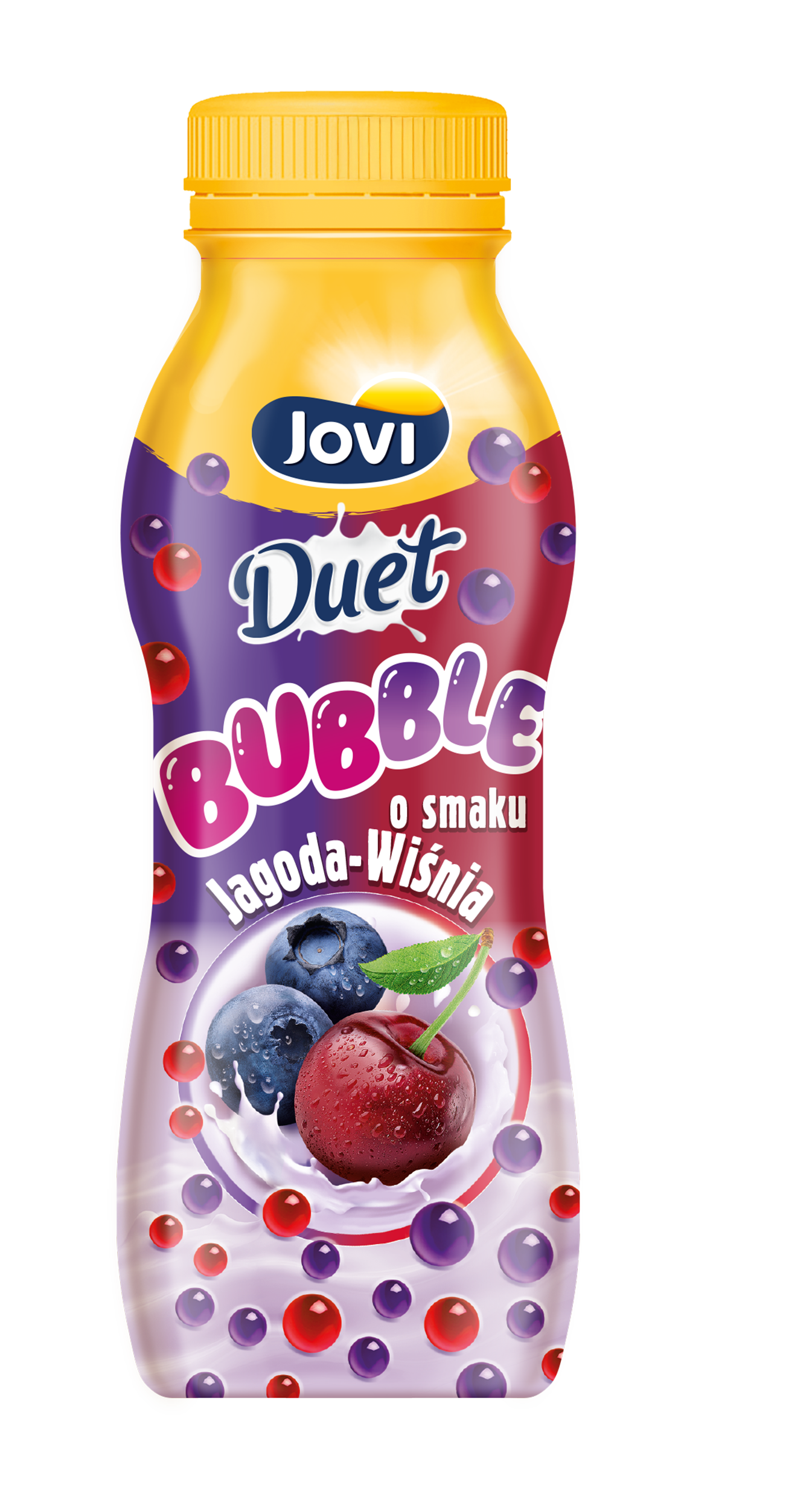 Jov Duet Napój Bubble Jagoda-Wiśnia 230 G