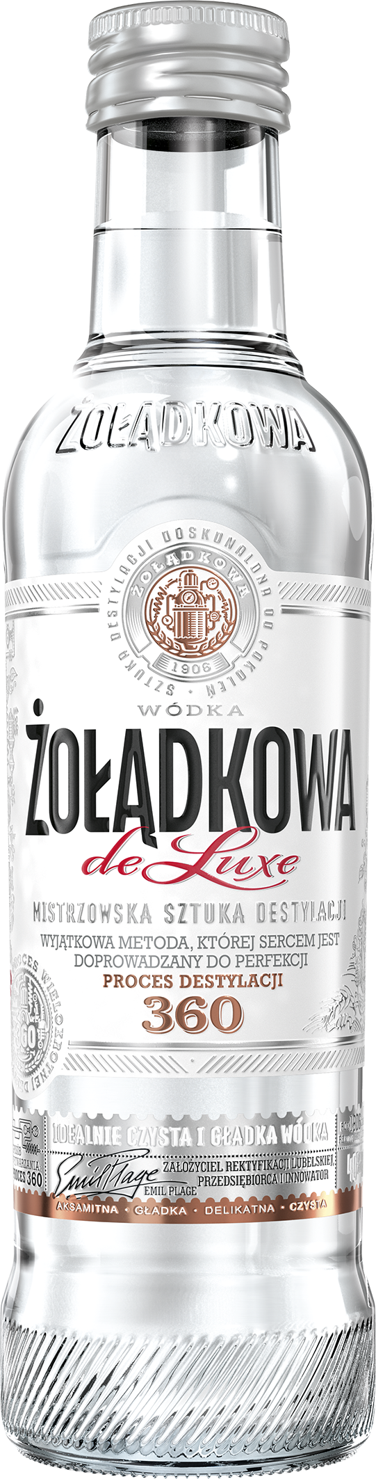 Wódka Żołądkowa Czysta De Luxe 40% 200Ml