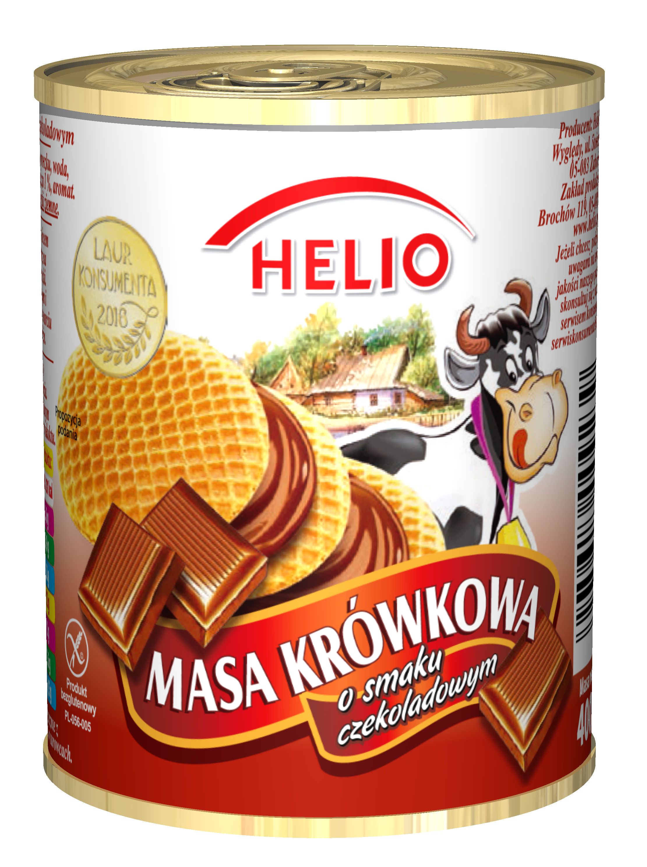 Masa Krówkowa O Smaku Czekoladowym 400 G Helio
