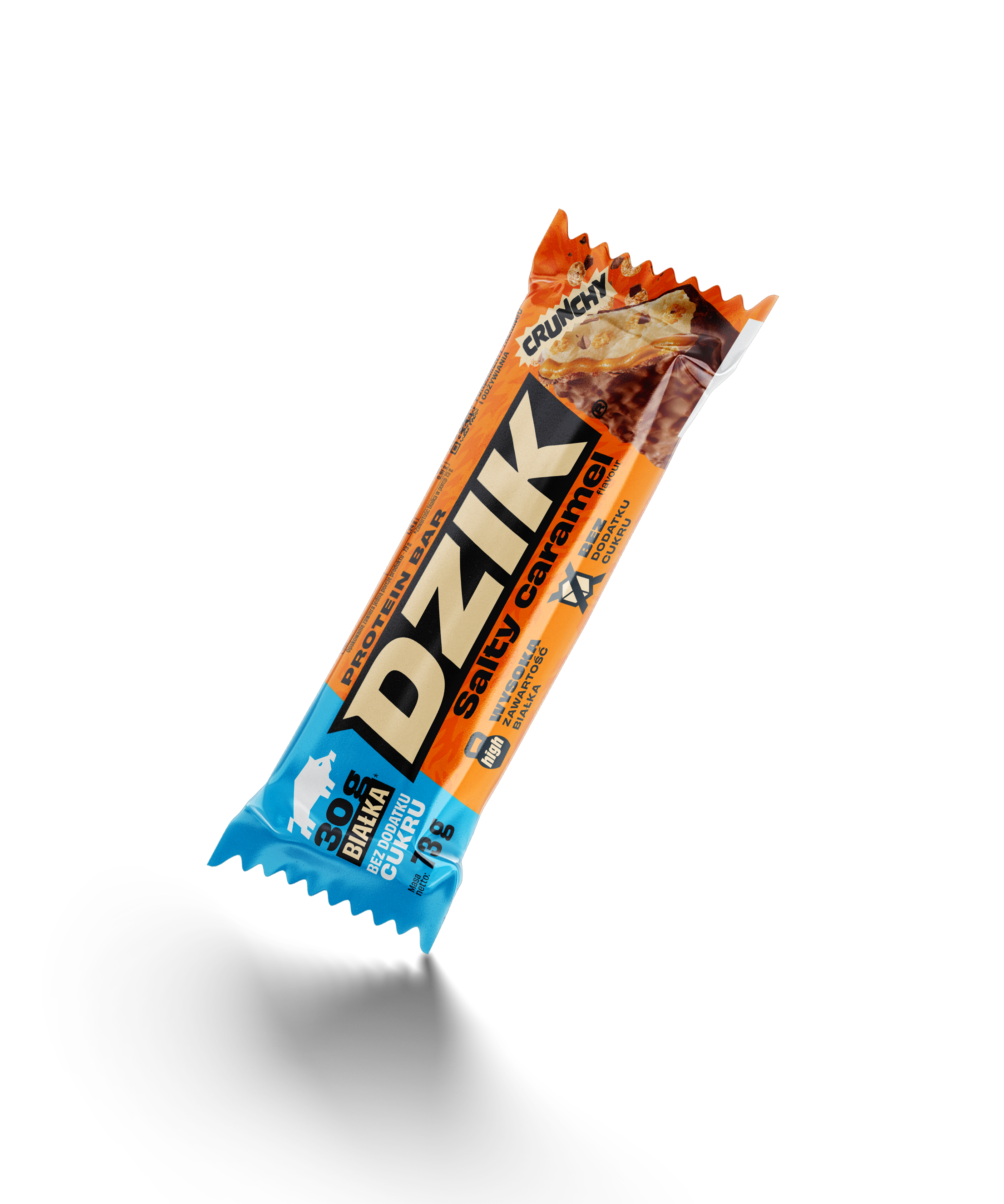 Dzik Baton Proteinowy Słony Karmel 73 G