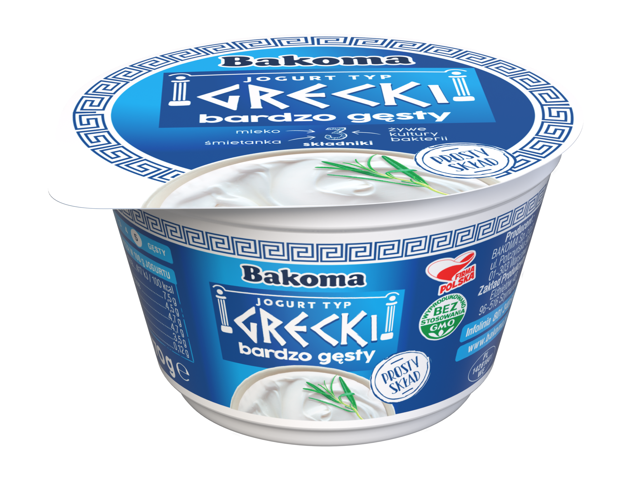 Jogurt Naturalny Typ Grecki 170G
