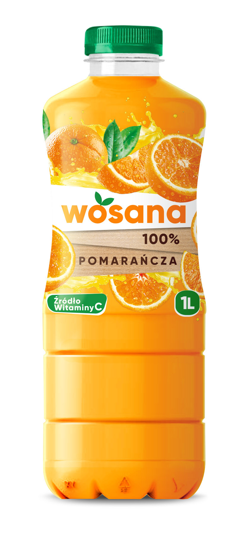 Wosana Sok 100% Pomarańcza 1L