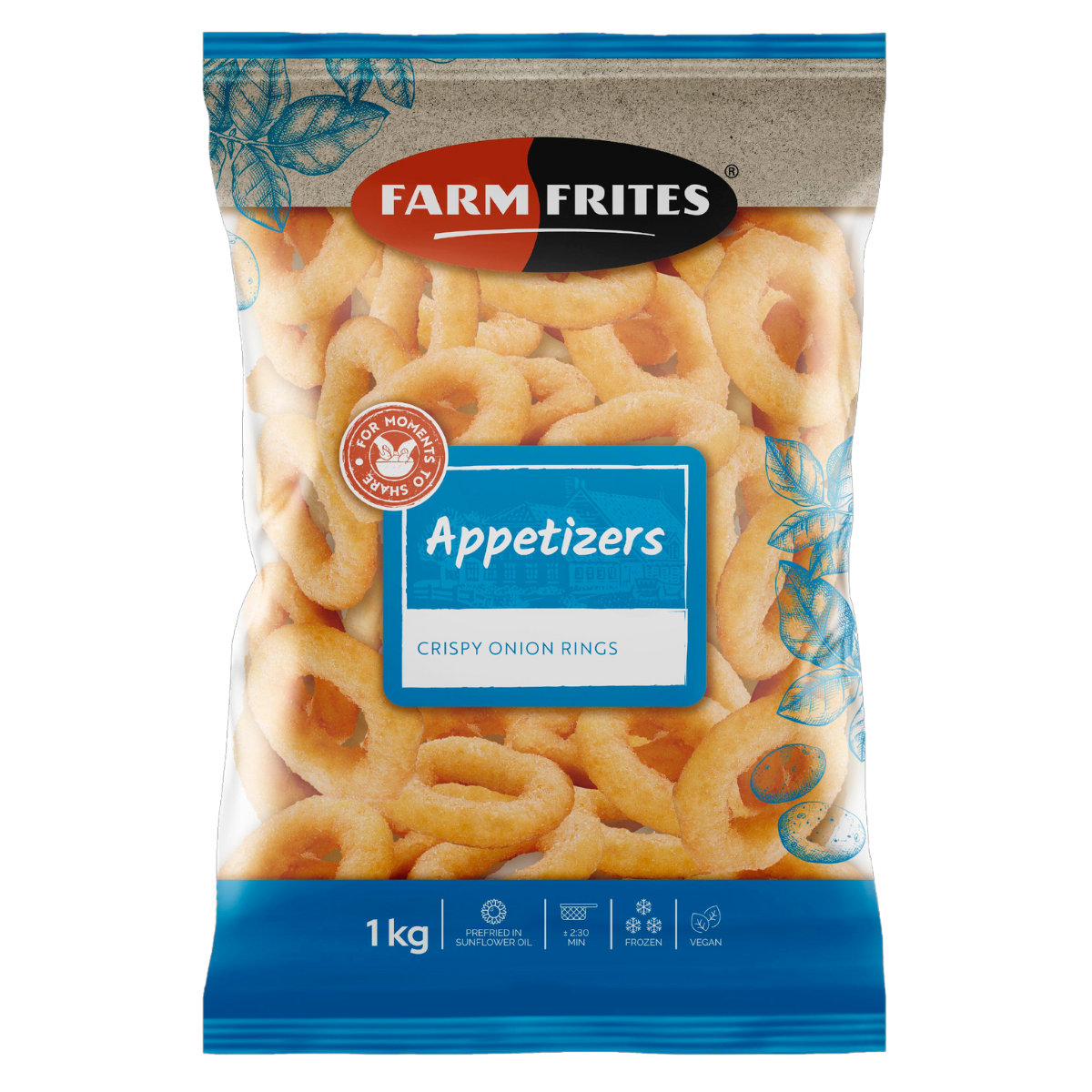 Farm Frites Krążki Cebulowe 1 Kg
