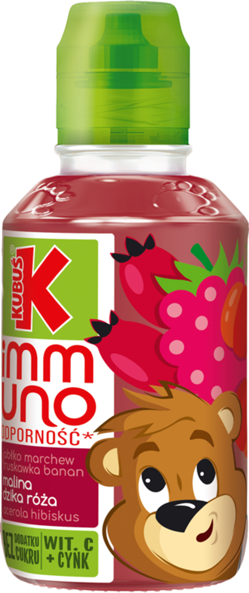 Kubuś Immuno Odporność Sok Malina Acerola Dzika Róża 200 Ml