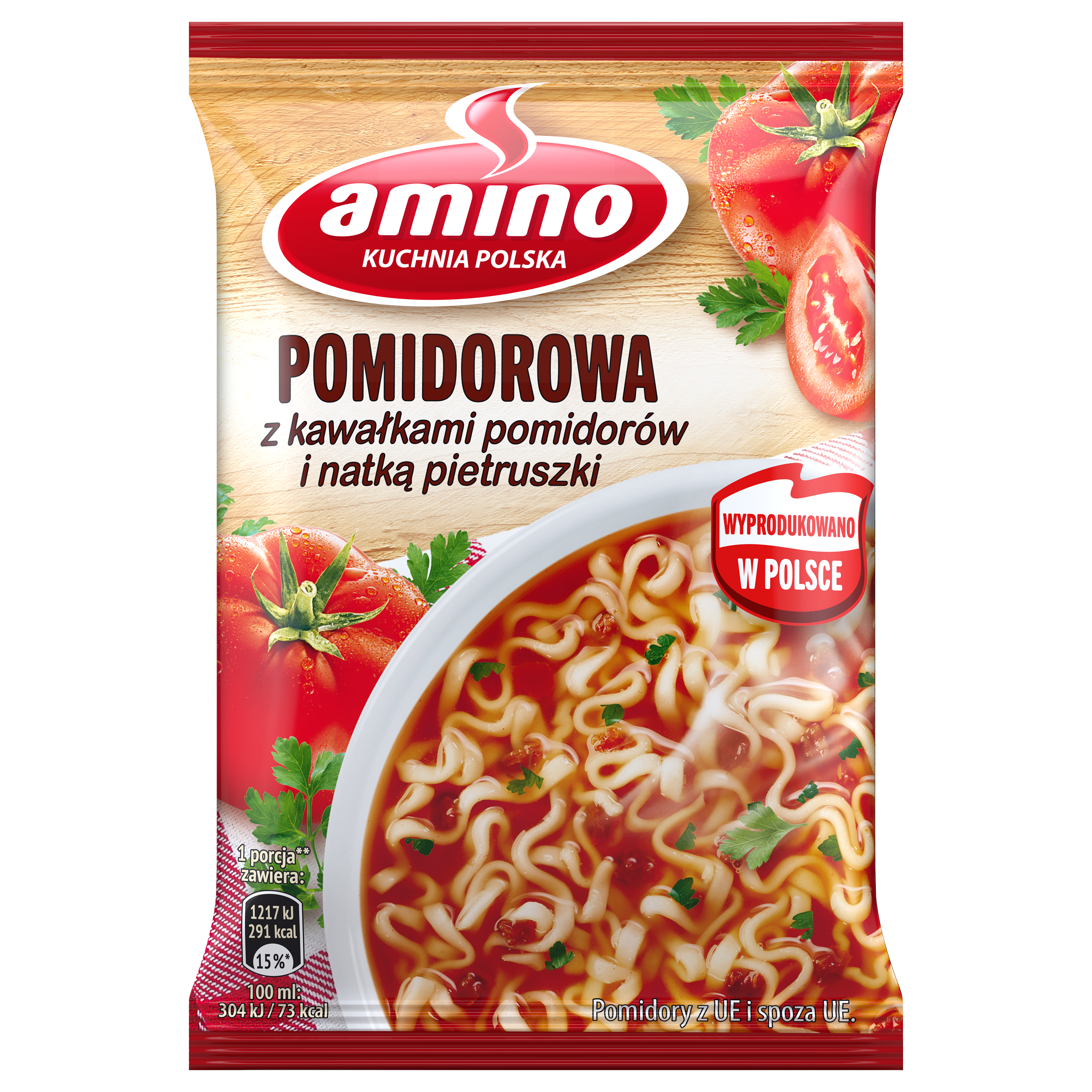 Amino Nudle Pomidorowa 61G
