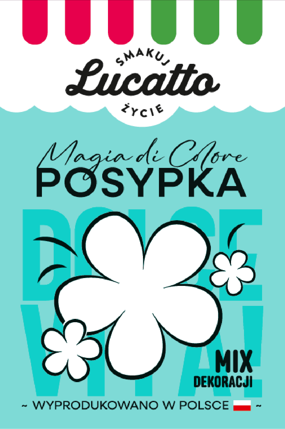 Posypka Mix Kwiatki Lucatto 30G